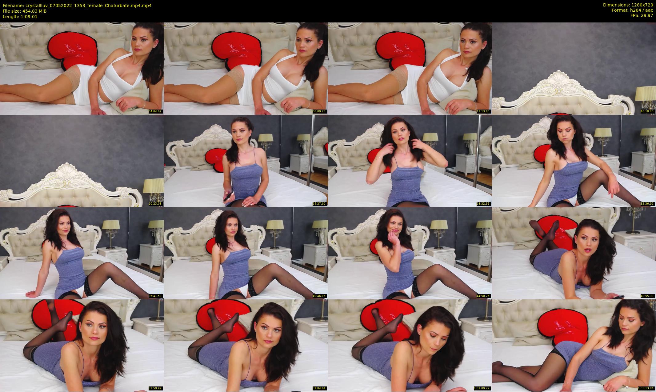 crystallluv — 70 minute Chaturbate female cam show recording, 720p, May 7, 2022