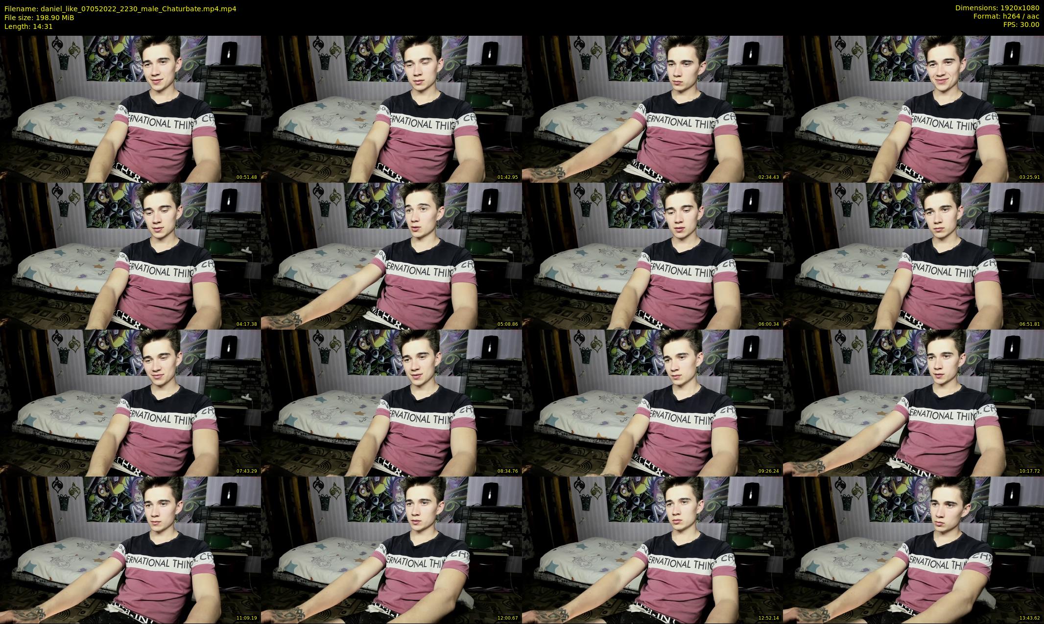 daniel_like — 15 minute Chaturbate male cam show recording, 1080p, May 7, 2022