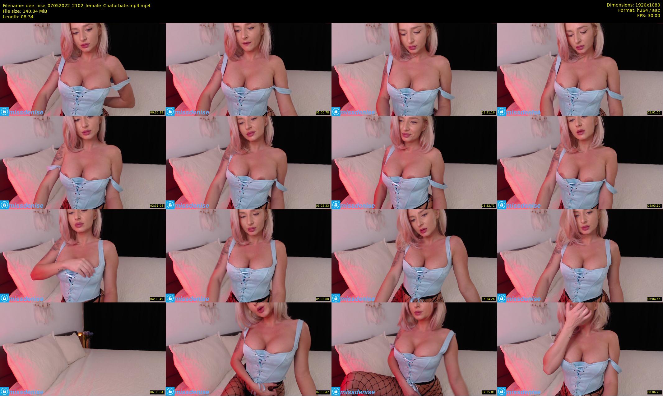 dee_nise — 9 minute Chaturbate female cam show recording, 1080p, May 7, 2022