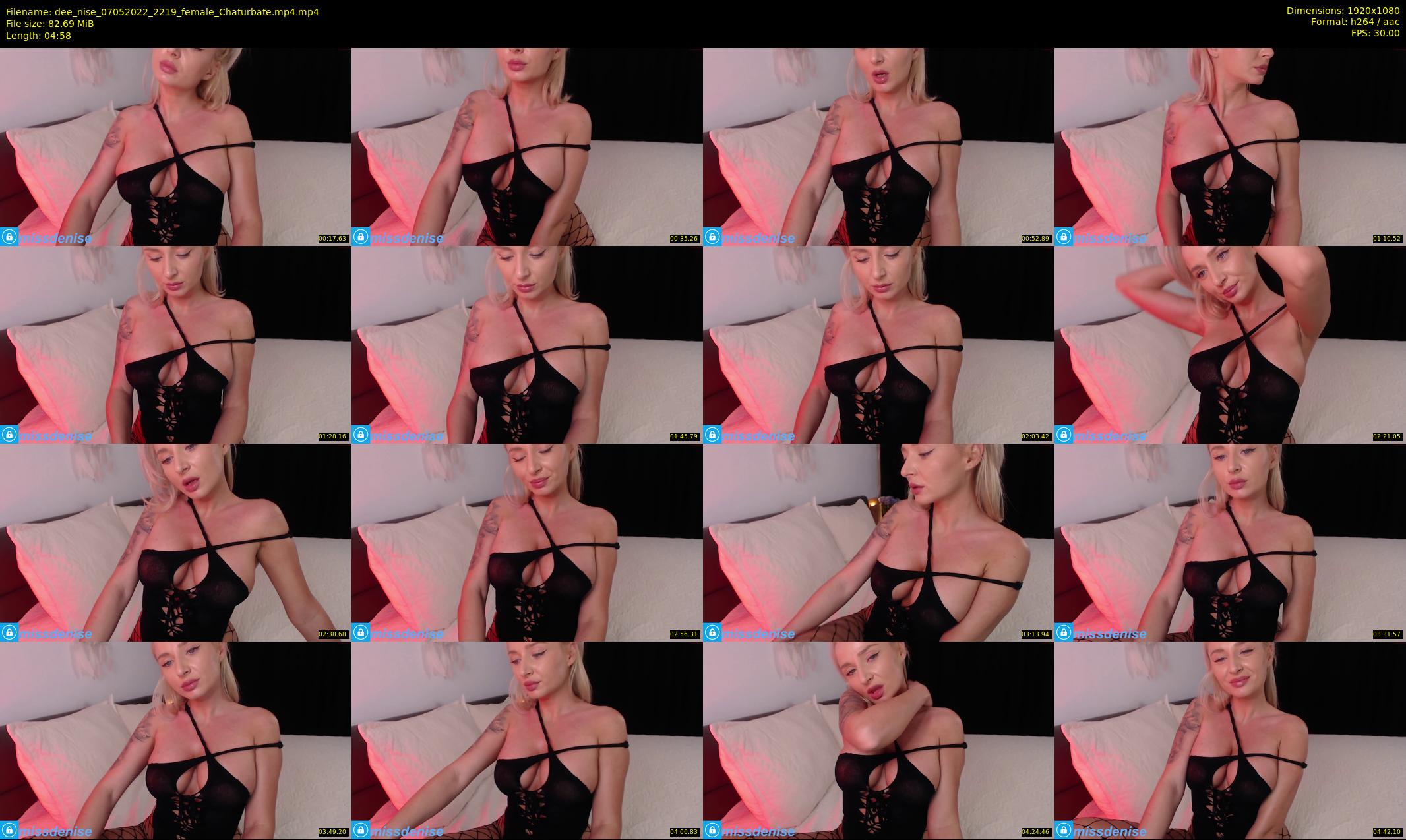 dee_nise — 5 minute Chaturbate female cam show recording, 1080p, May 7, 2022