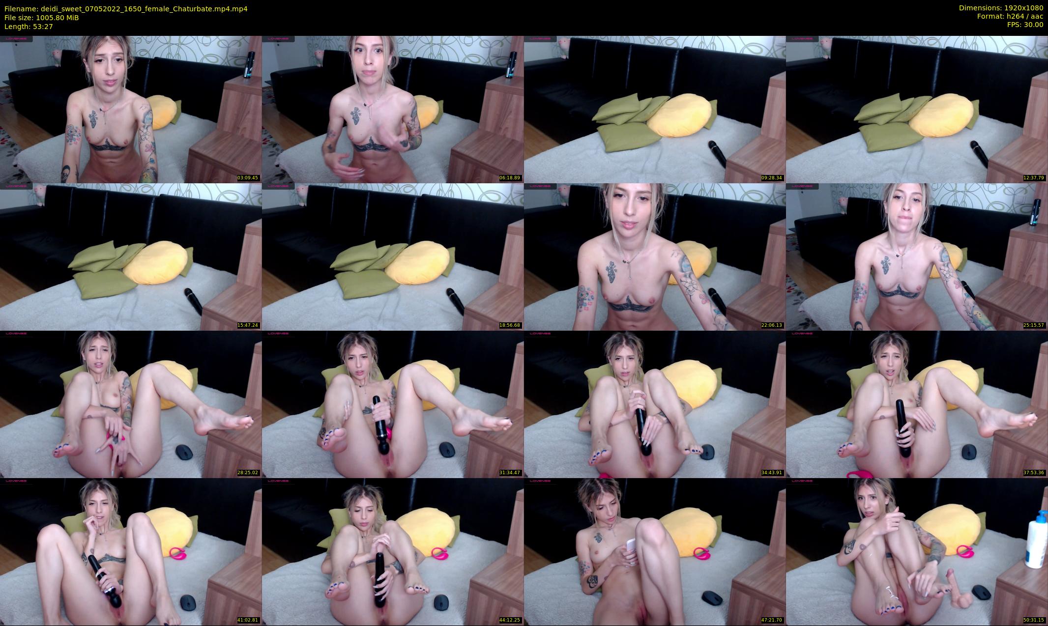 deidi_sweet — 54 minute Chaturbate female cam show recording, 1080p, May 7, 2022