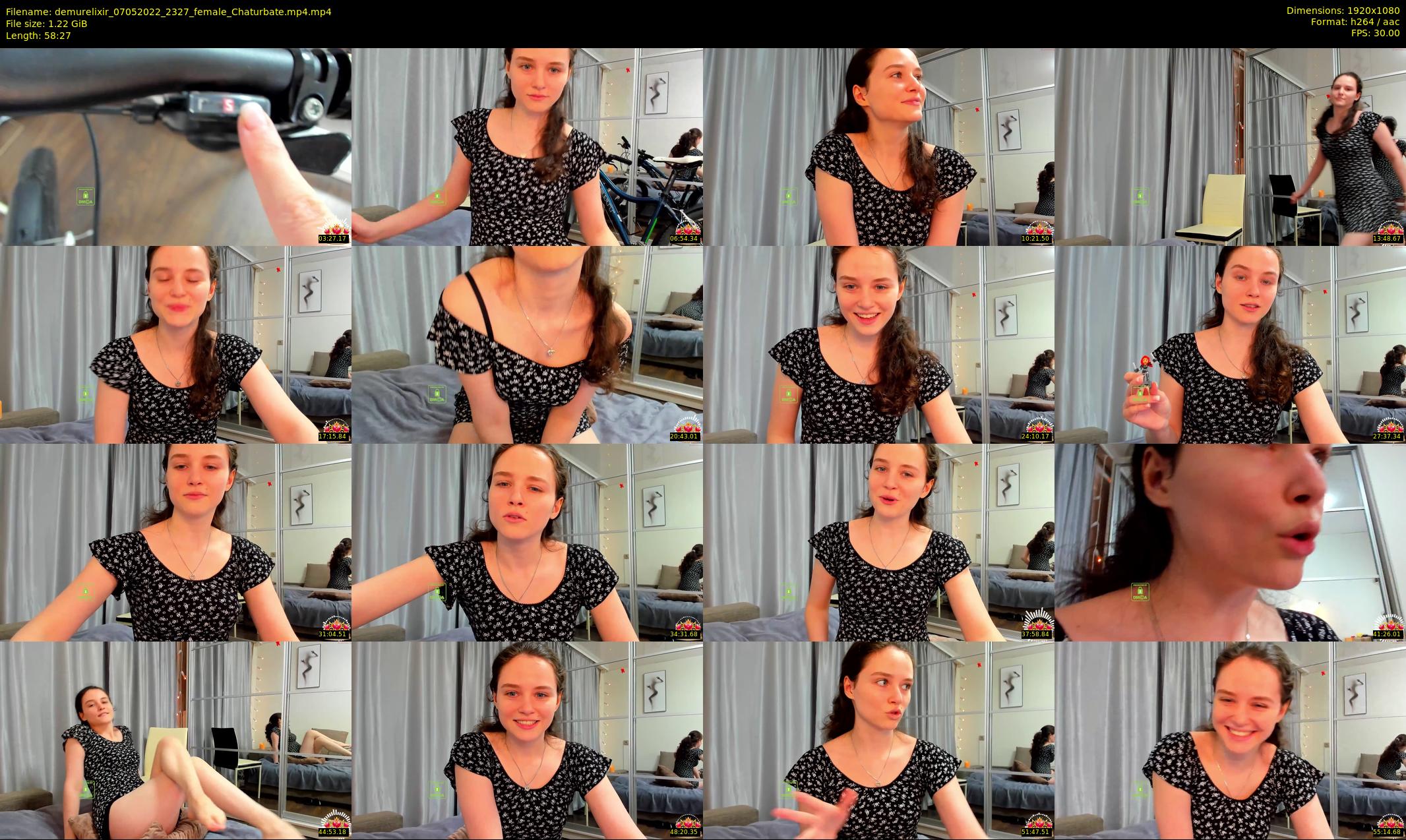 demurelixir — 59 minute Chaturbate female cam show recording, 1080p, May 7, 2022