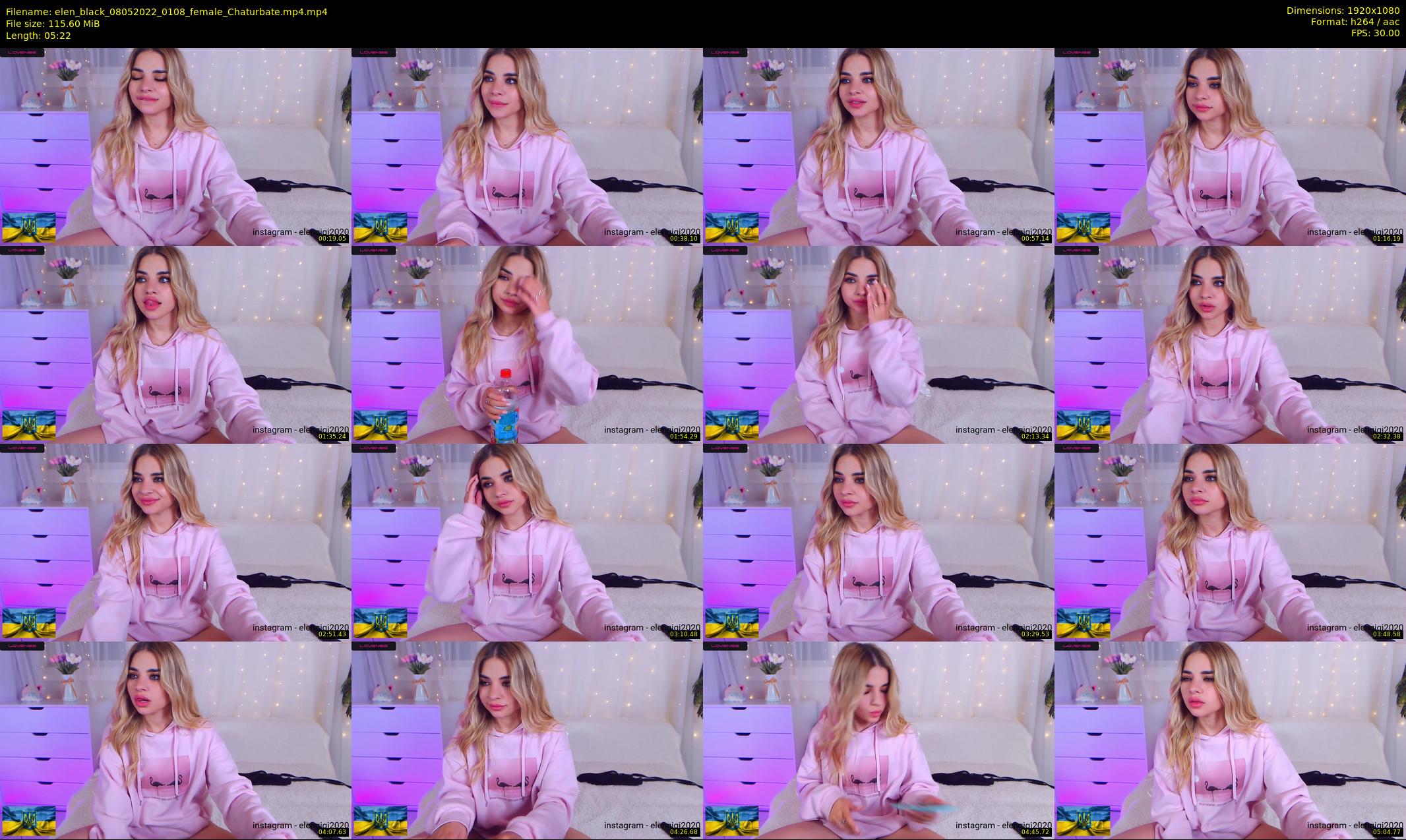 elen_black — 6 minute Chaturbate female cam show recording, 1080p, May 8, 2022