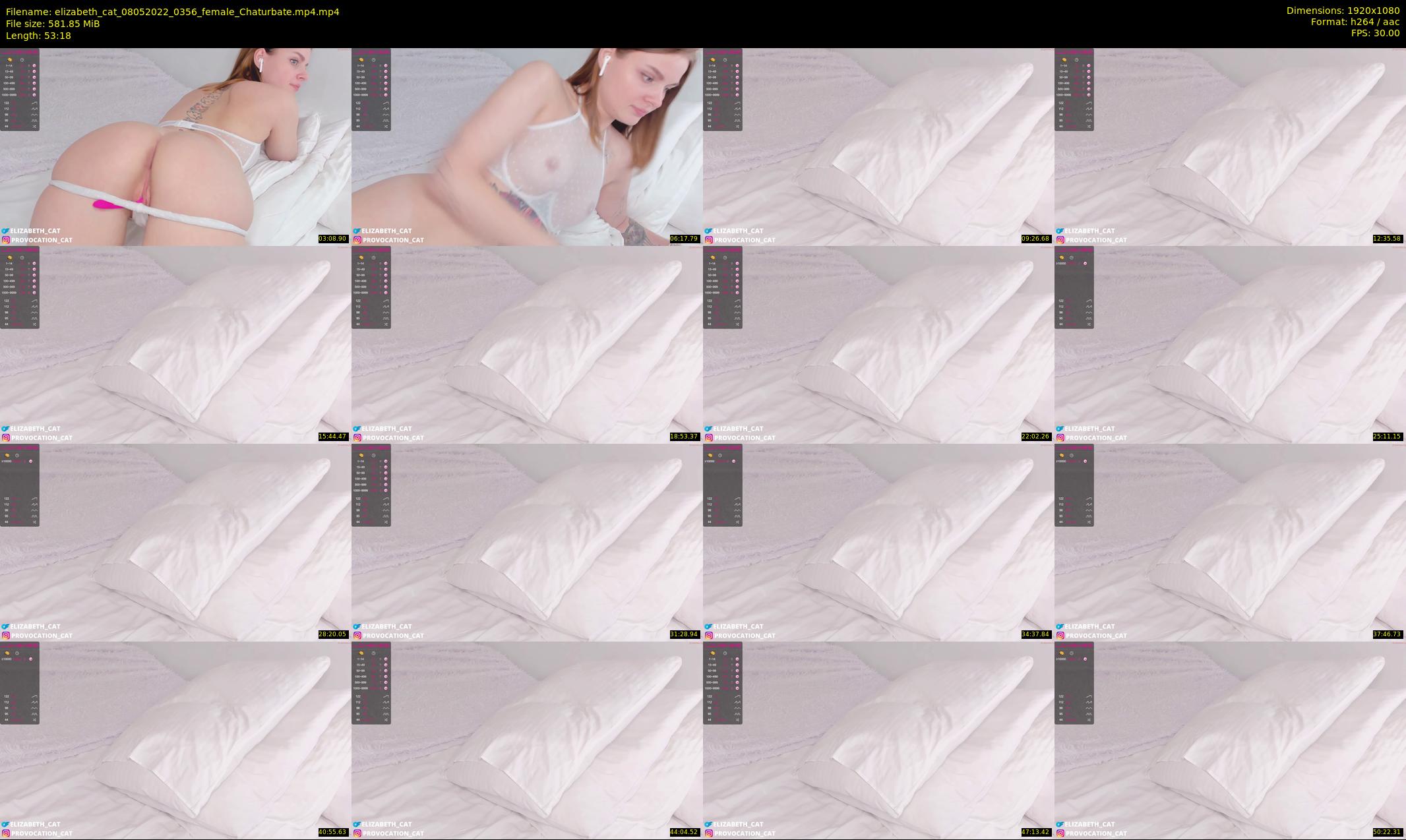 elizabeth_cat — 54 minute Chaturbate female cam show recording, 1080p, May 8, 2022