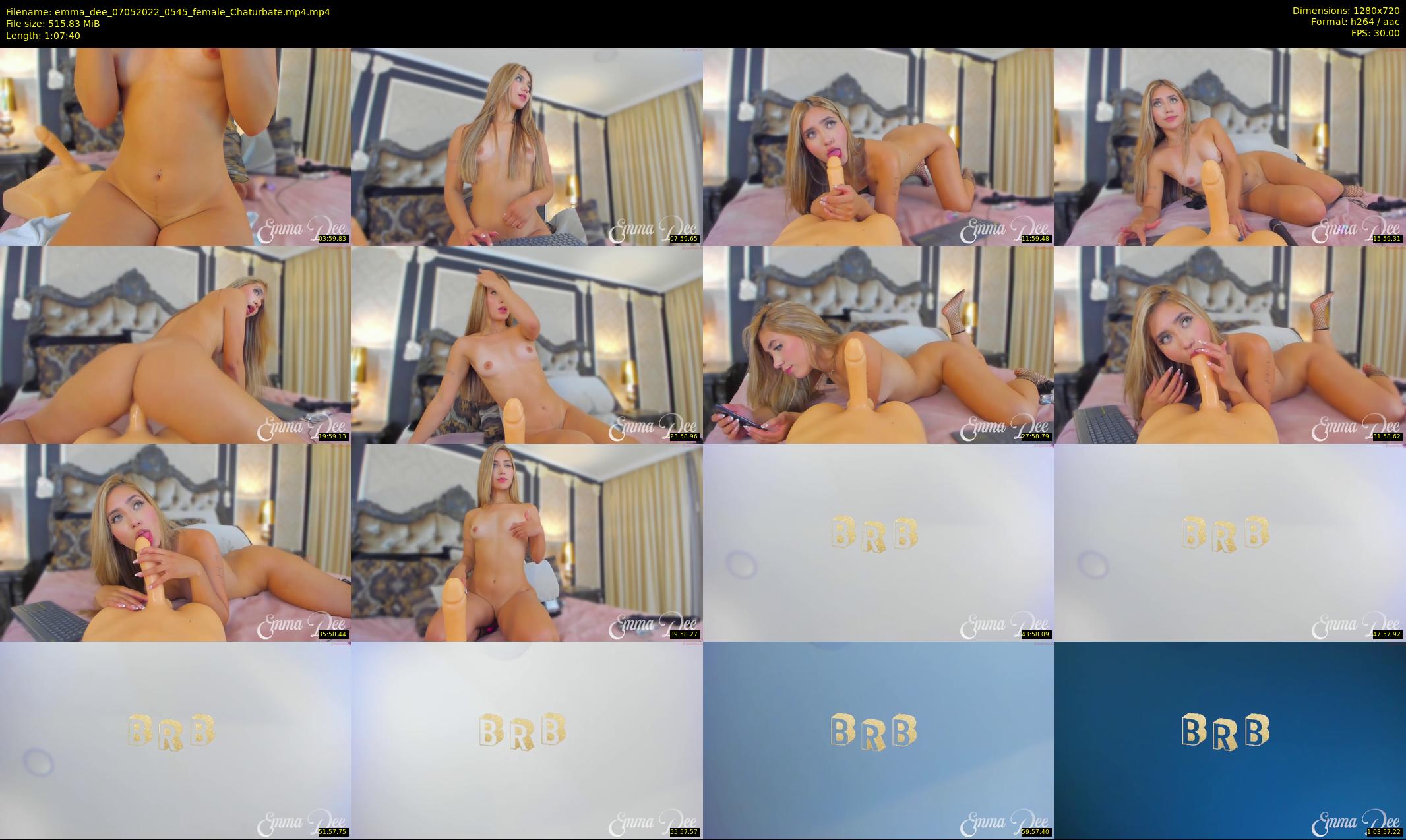 emma_dee — 68 minute Chaturbate female cam show recording, 720p, May 7, 2022