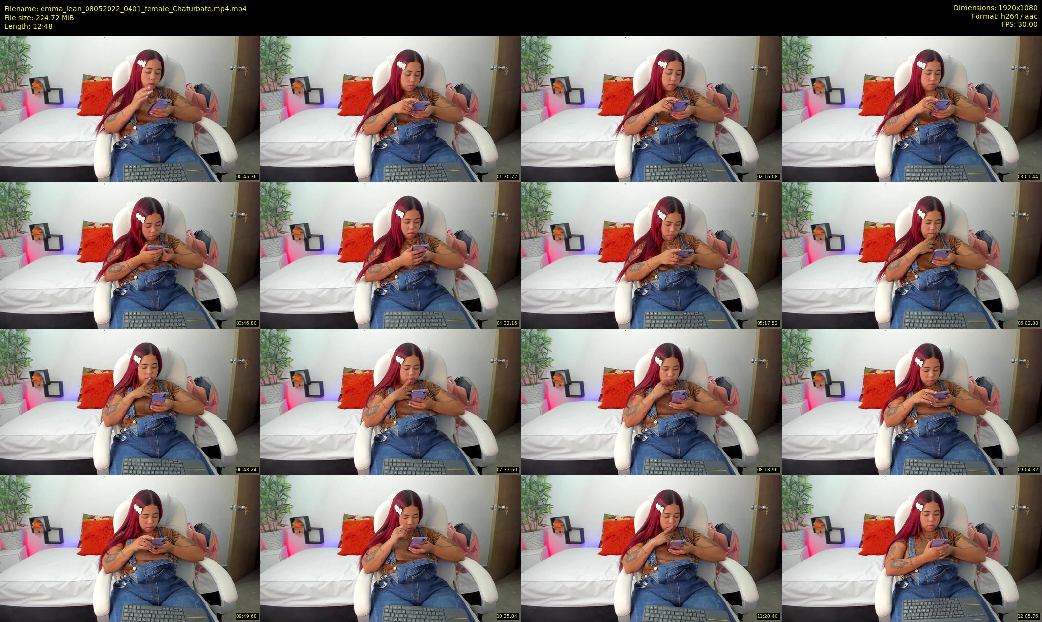 emma_lean — 13 minute Chaturbate female cam show recording, 1080p, May 8, 2022