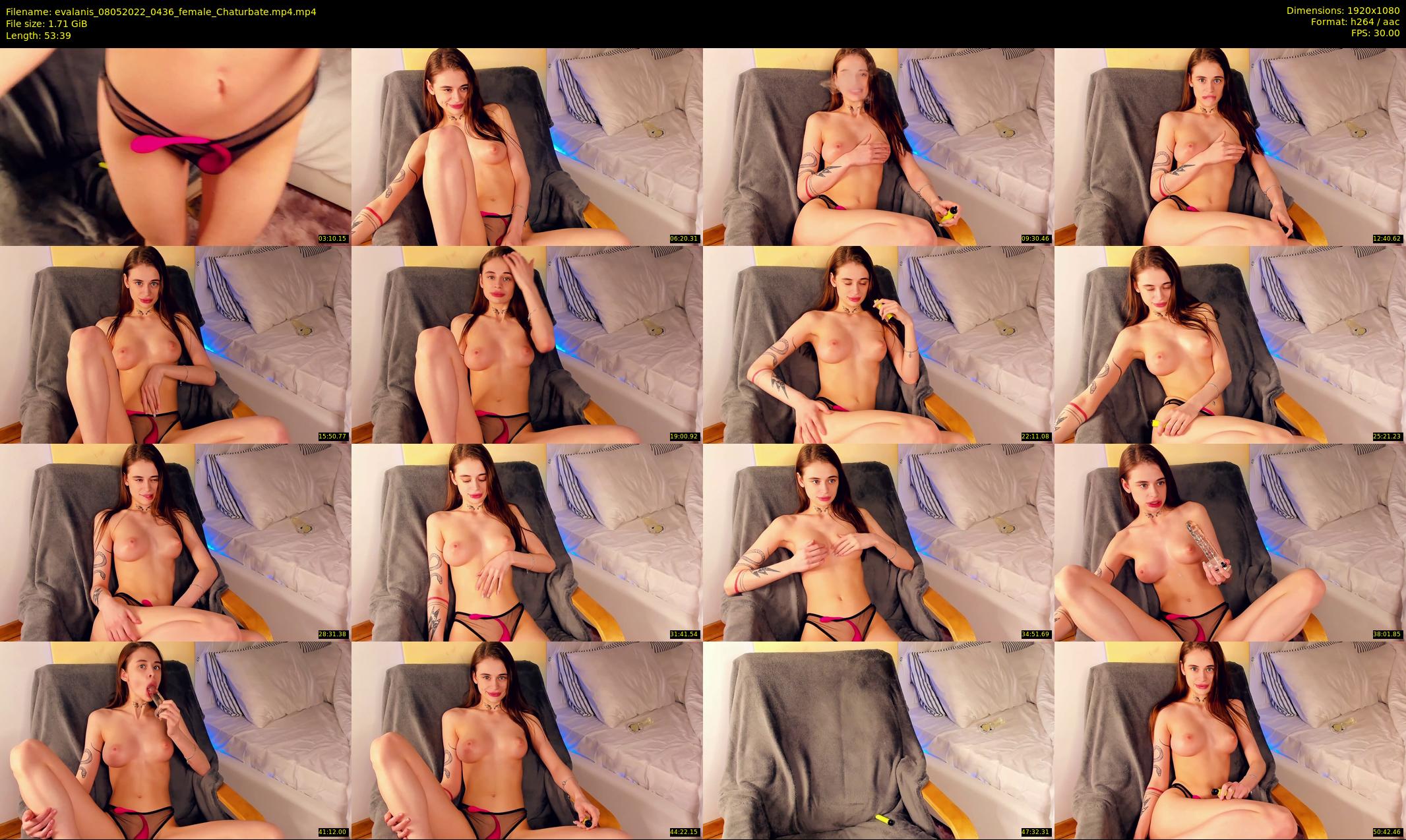 evalanis — 54 minute Chaturbate couple cam show recording, 1080p, May 8, 2022