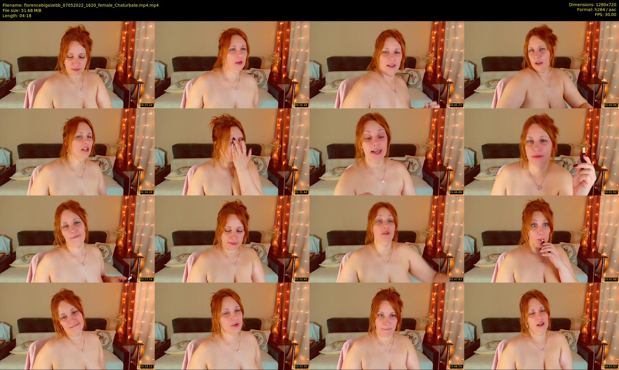 florencebigsizebb — 5 minute Chaturbate female cam show recording, 720p, May 7, 2022
