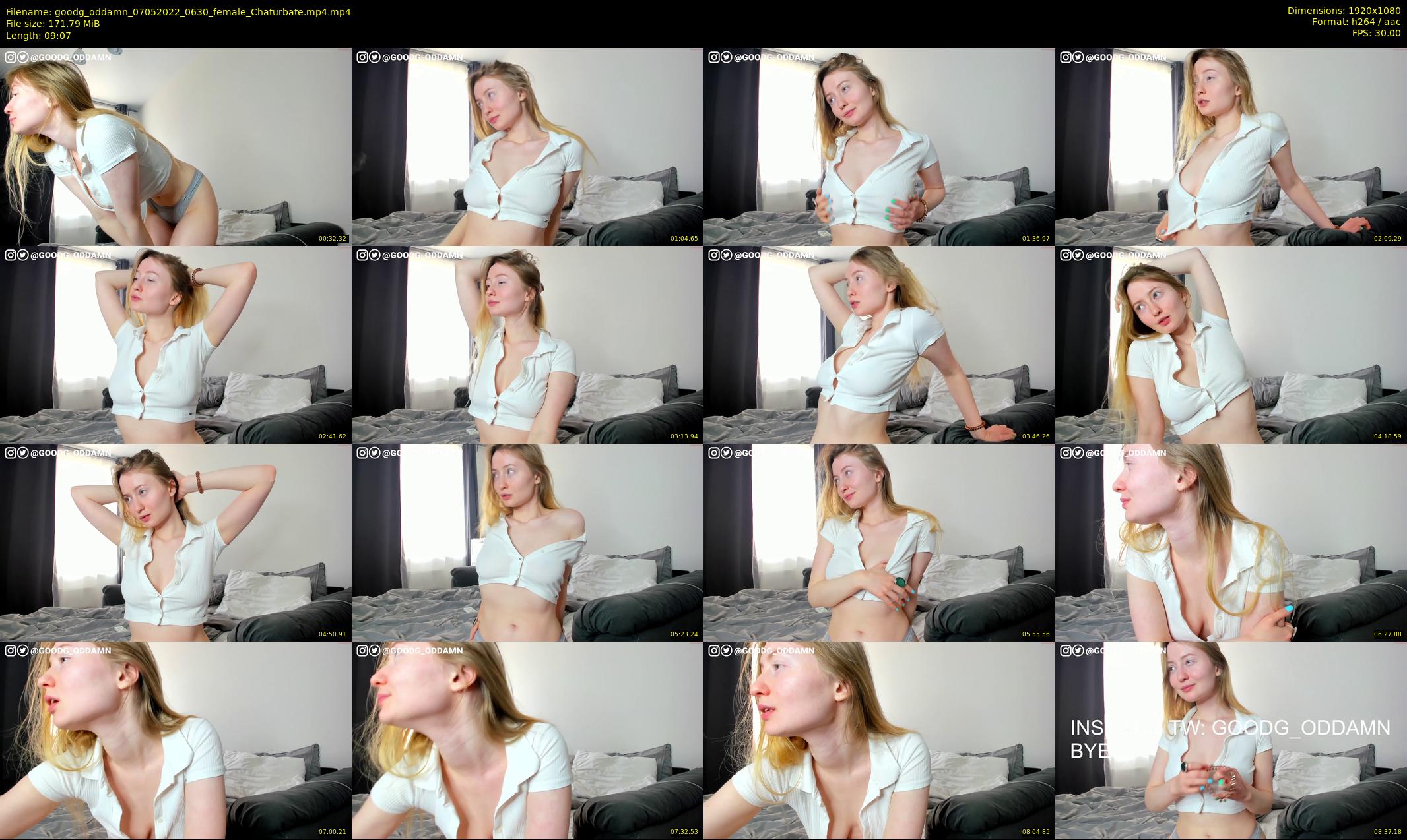 goodg_oddamn — 10 minute Chaturbate female cam show recording, 1080p, May 7, 2022