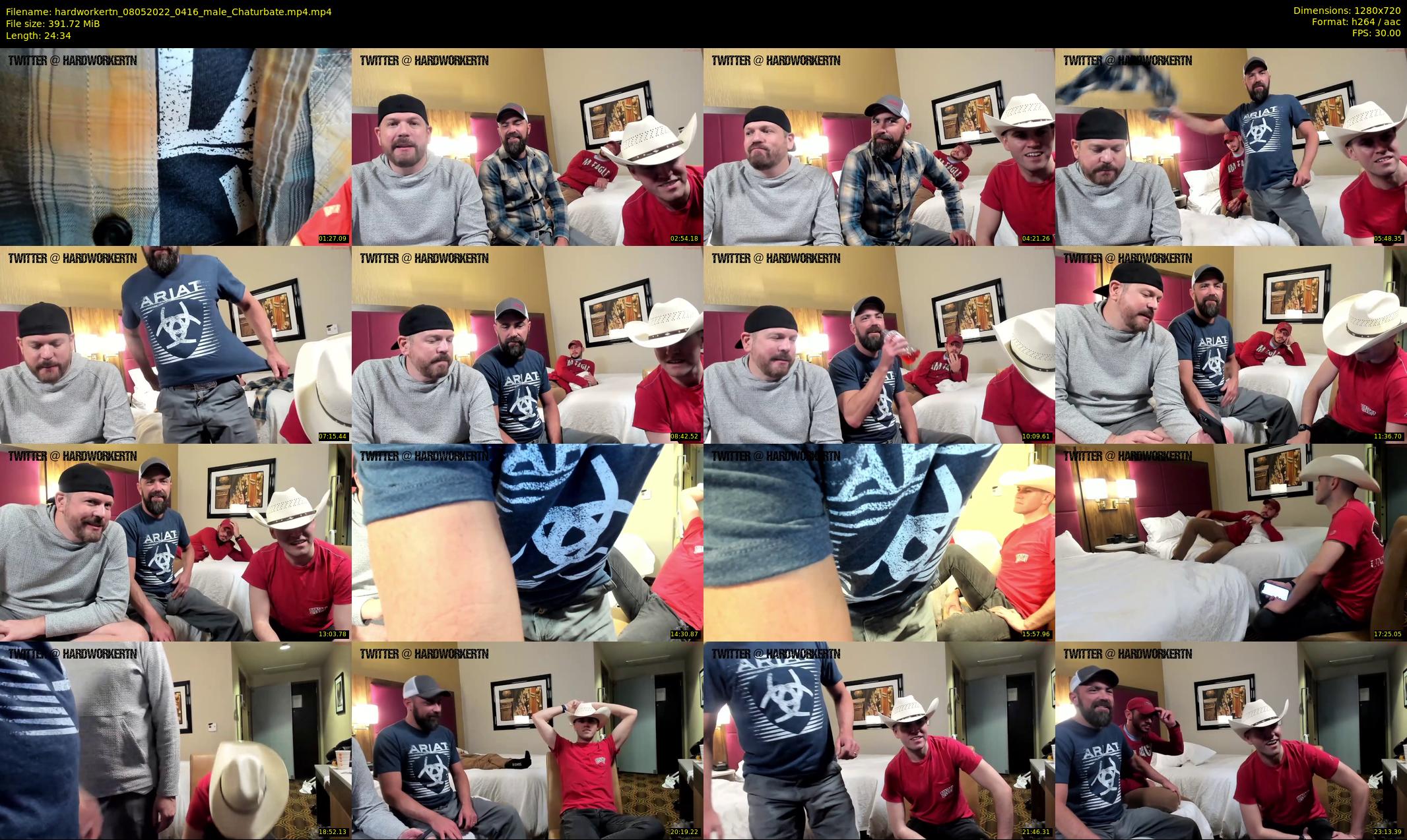 hardworkertn — 25 minute Chaturbate male cam show recording, 720p, May 8, 2022