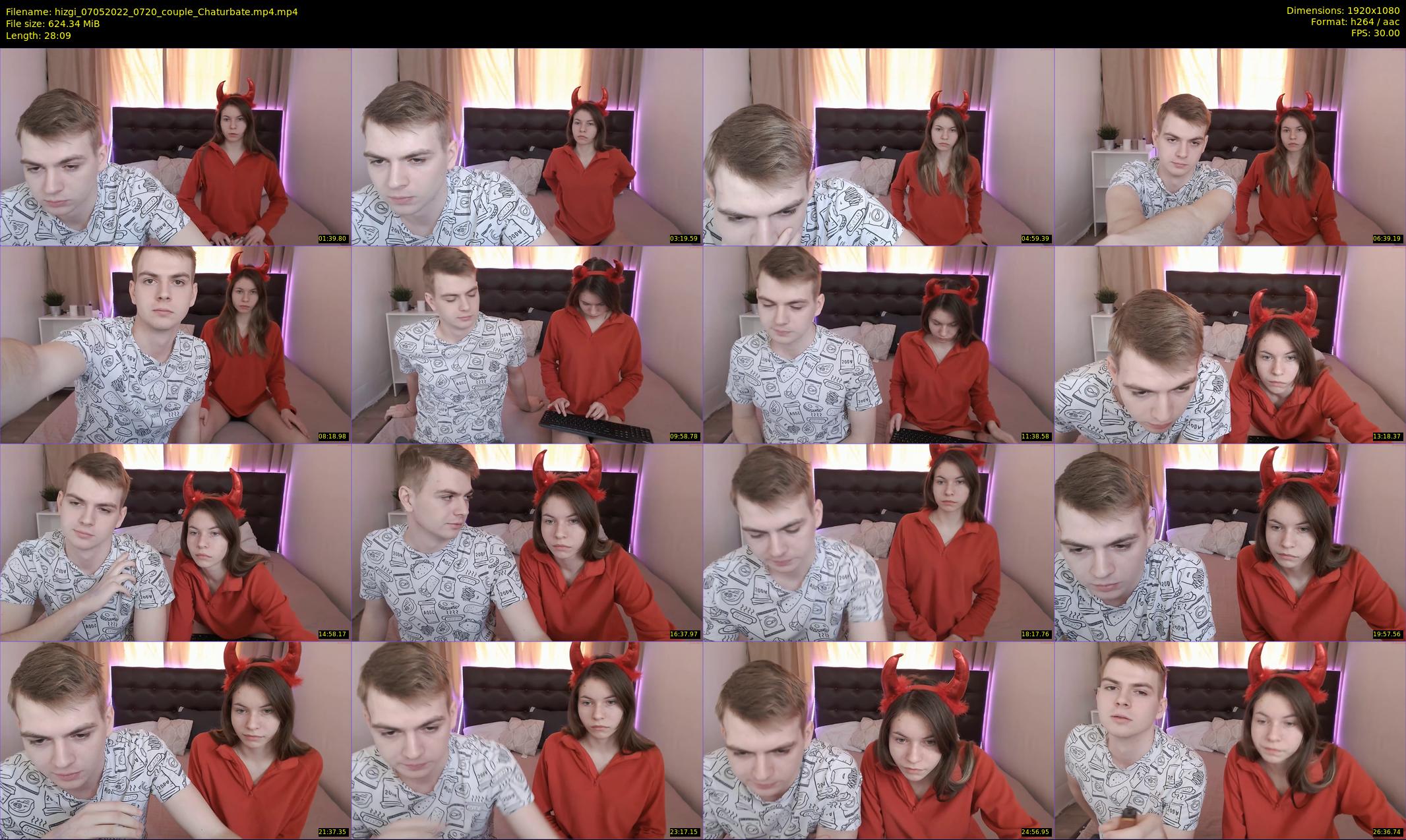 hizgi — 29 minute Chaturbate couple cam show recording, 1080p, May 7, 2022