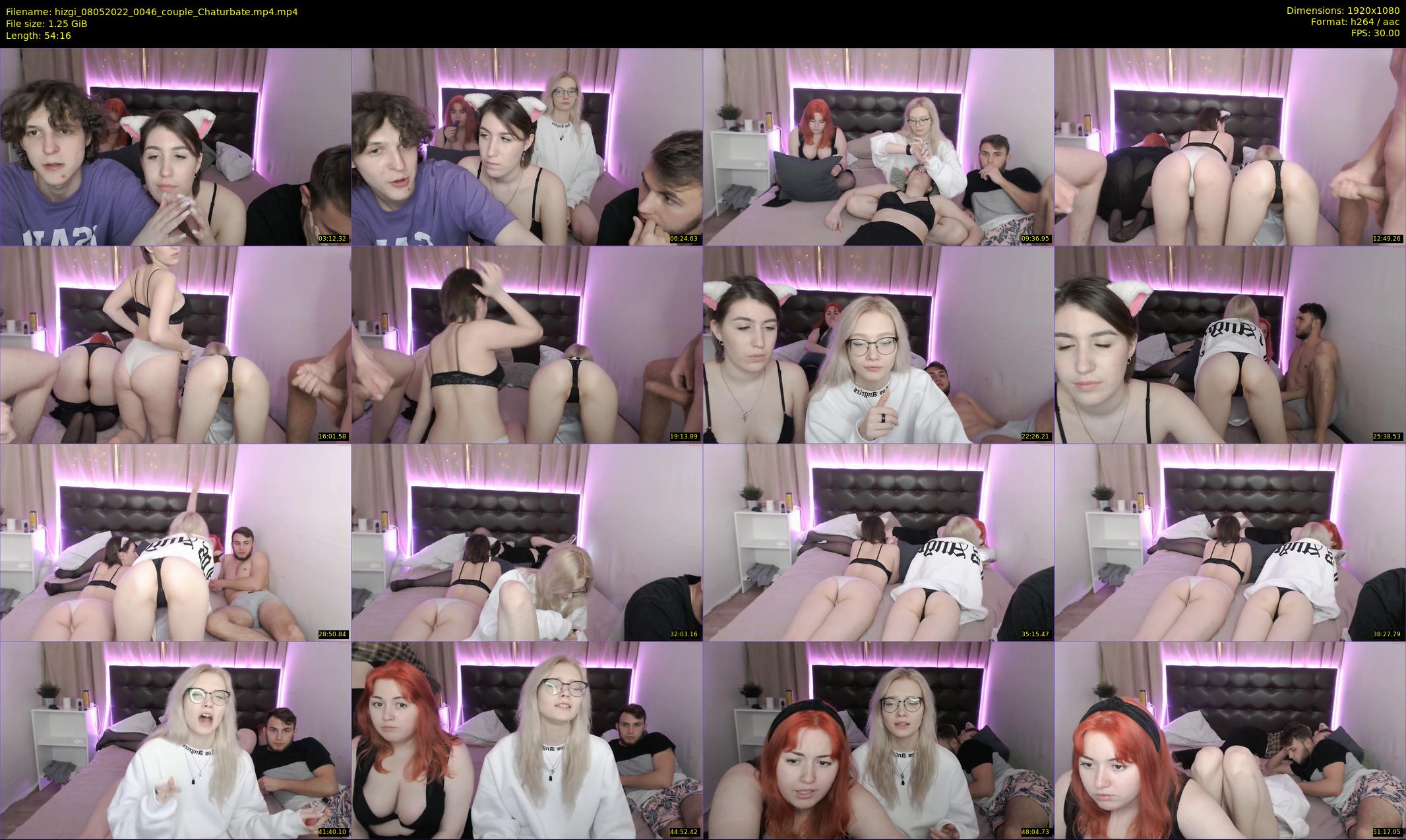 hizgi — 55 minute Chaturbate couple cam show recording, 1080p, May 8, 2022