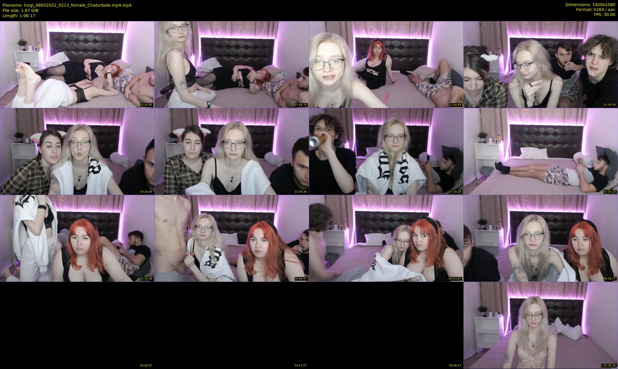 hizgi — 67 minute Chaturbate couple cam show recording, 1080p, May 8, 2022