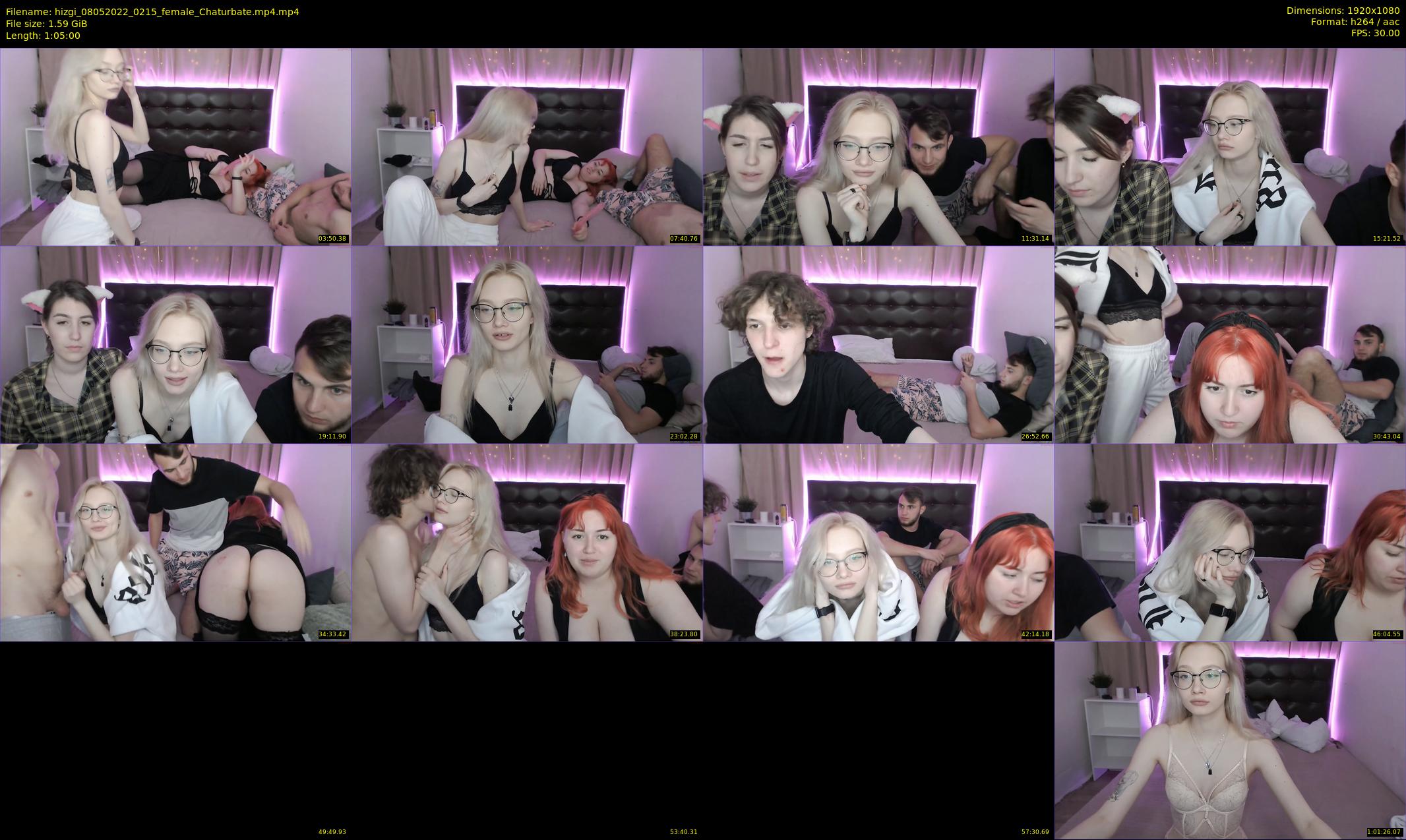 hizgi — 65 minute Chaturbate couple cam show recording, 1080p, May 8, 2022