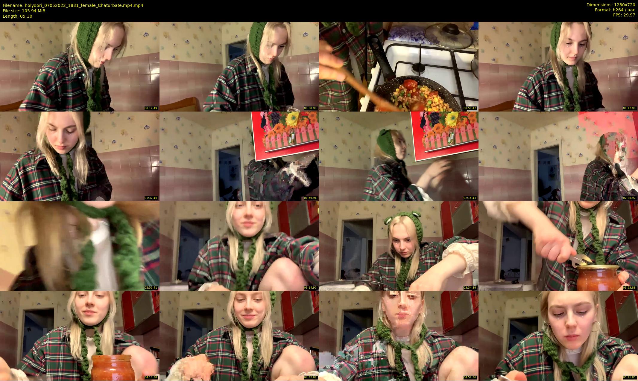 holydori — 6 minute Chaturbate female cam show recording, 720p, May 7, 2022