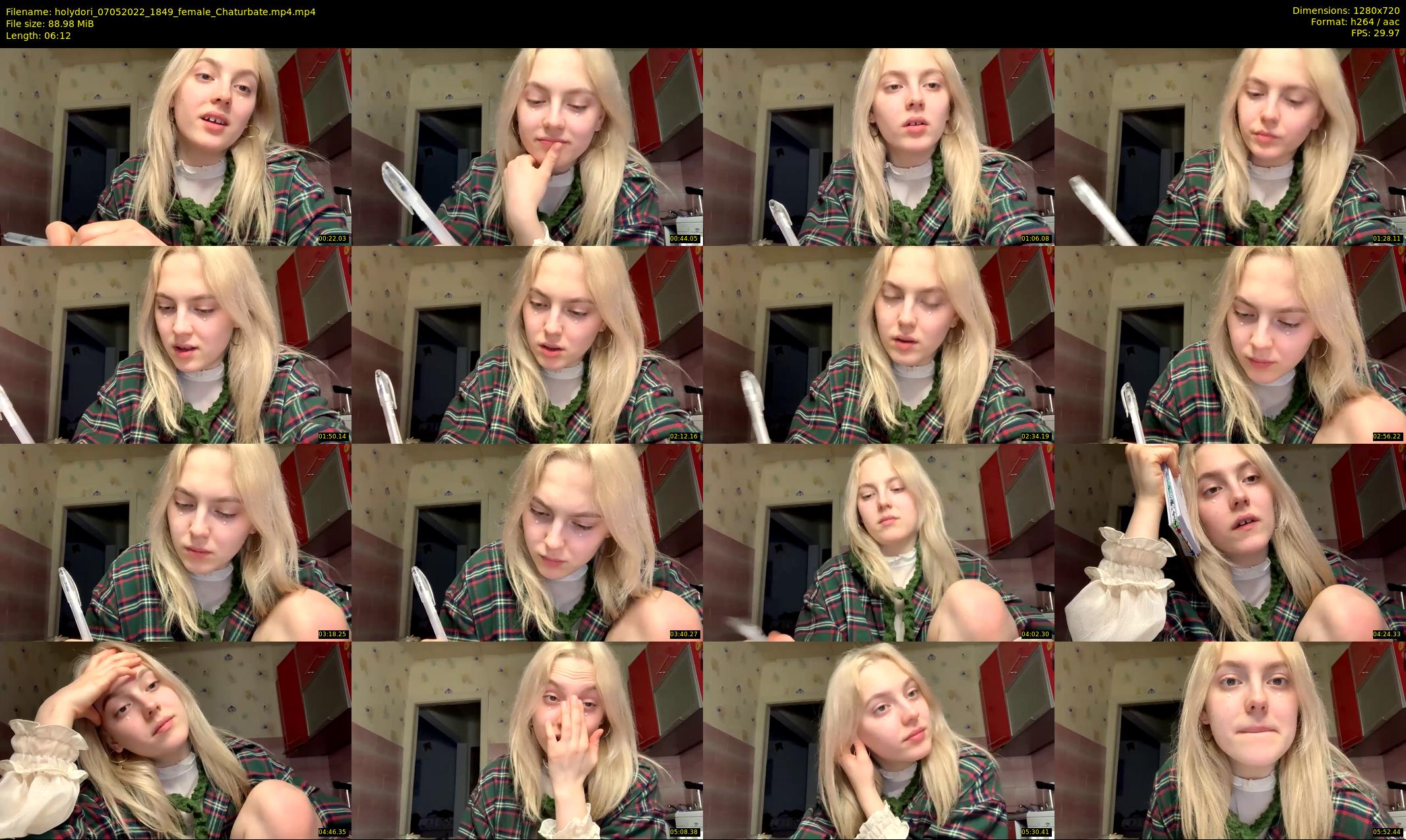 holydori — 7 minute Chaturbate female cam show recording, 720p, May 7, 2022