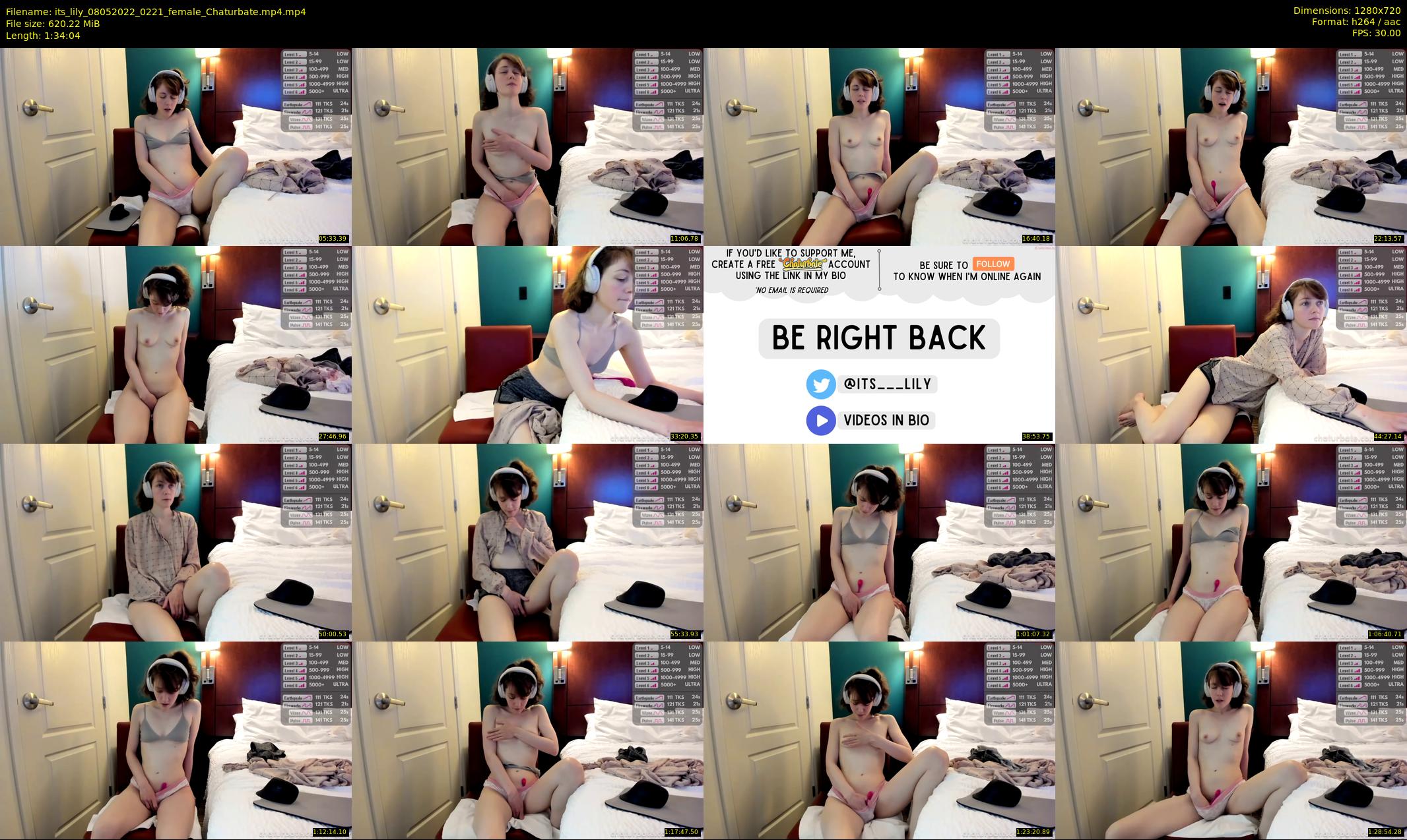 its_lily — 95 minute Chaturbate female cam show recording, 720p, May 8, 2022
