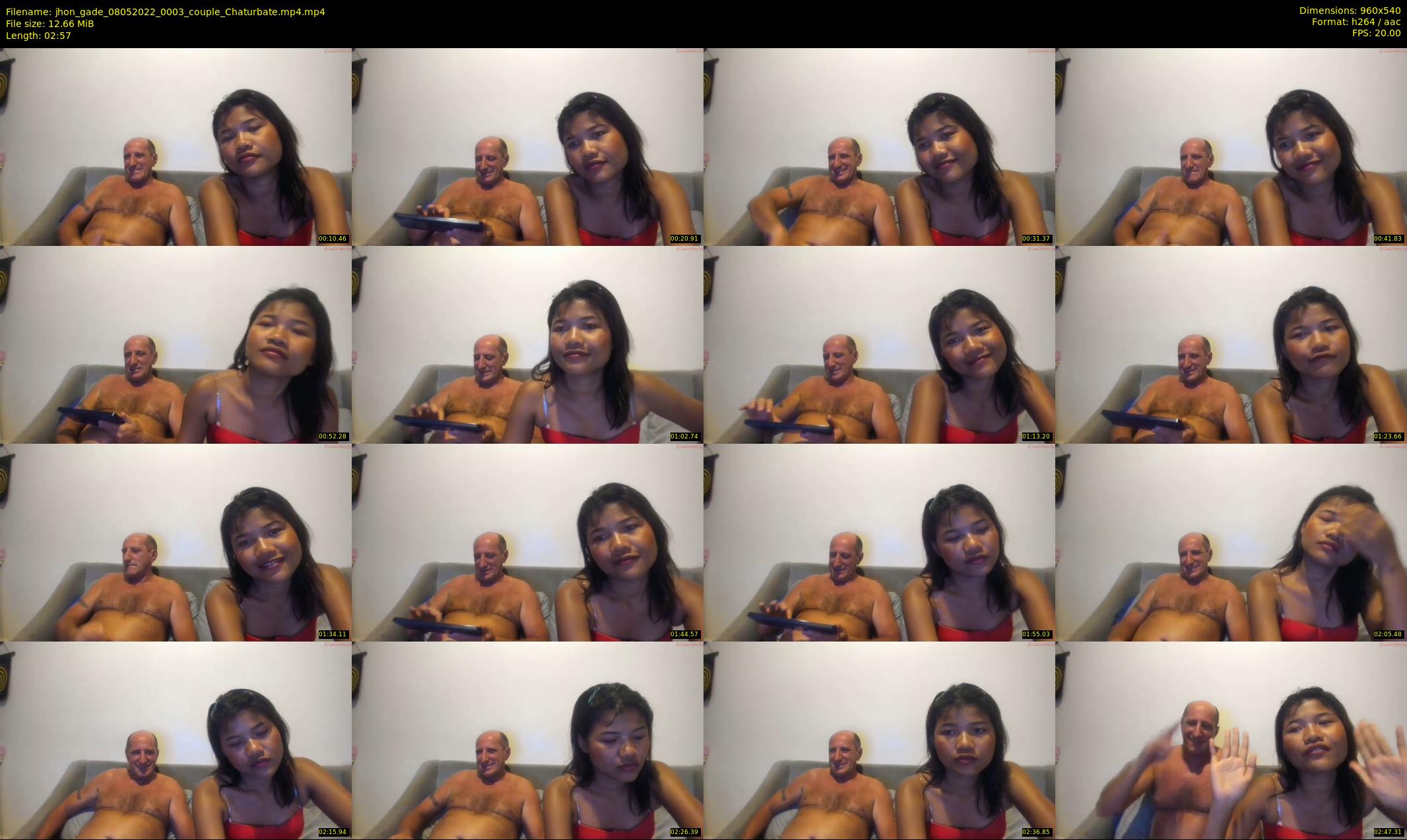jhon_gade — 3 minute Chaturbate couple cam show recording, 480p, May 8, 2022