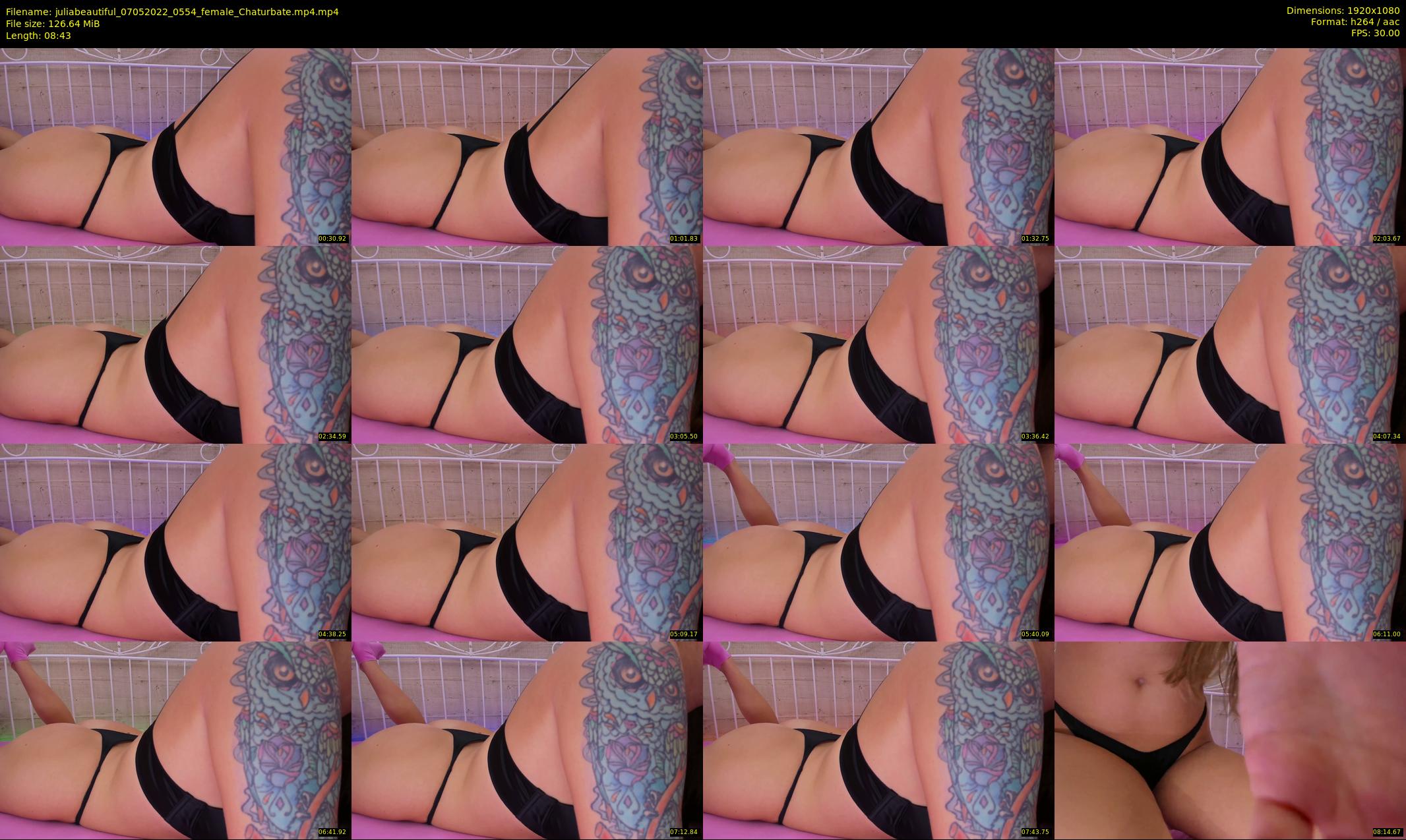 juliabeautiful — 9 minute Chaturbate female cam show recording, 1080p, May 7, 2022
