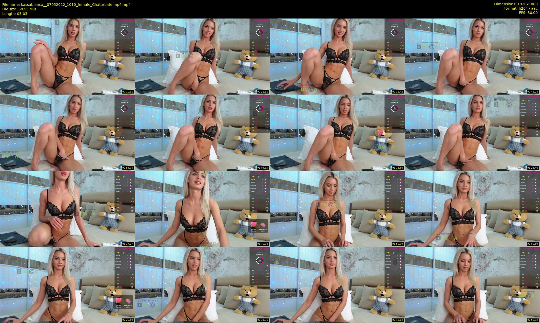 kassablanca_ — 4 minute Chaturbate female cam show recording, 1080p, May 7, 2022