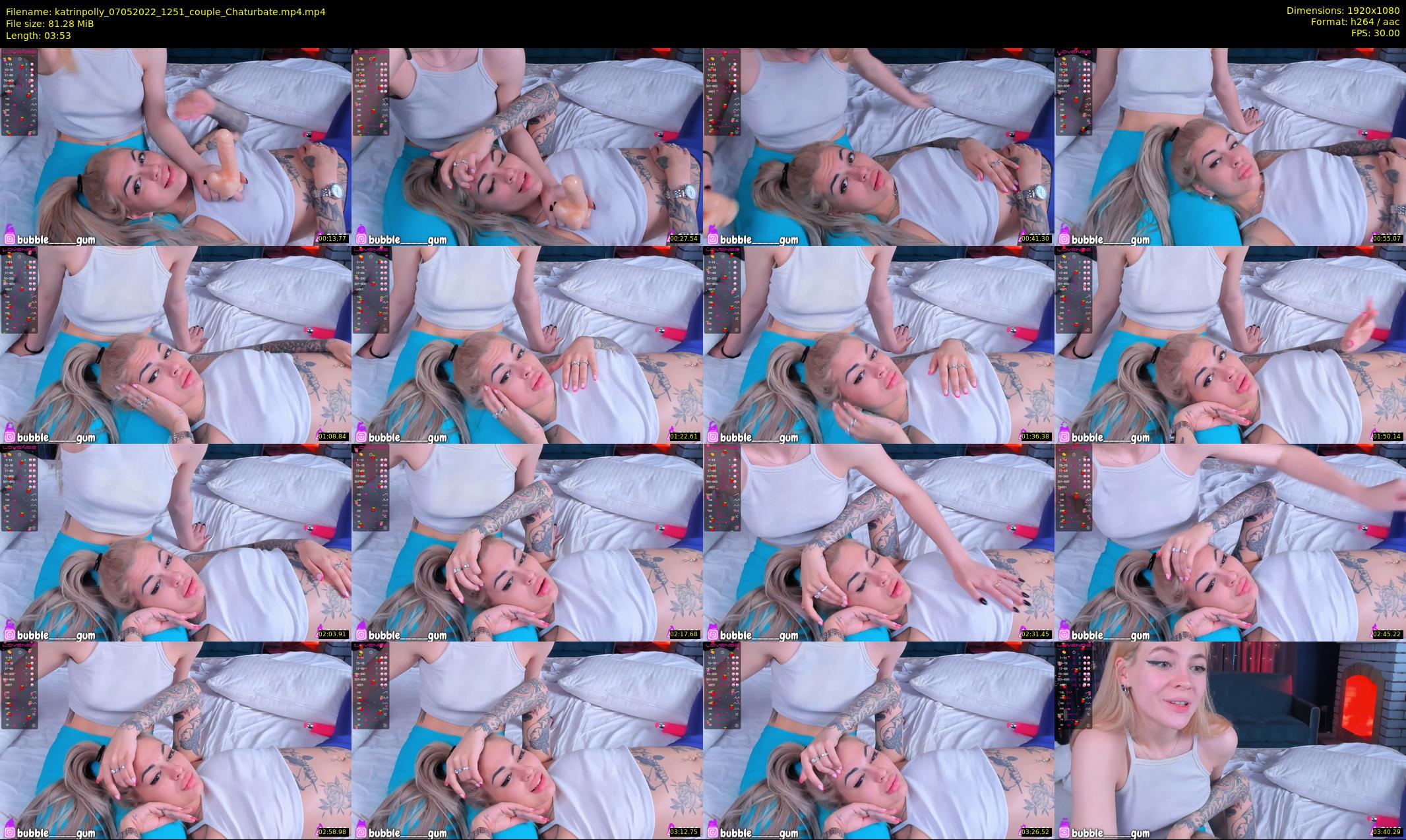 katrinpolly — 4 minute Chaturbate couple cam show recording, 1080p, May 7, 2022