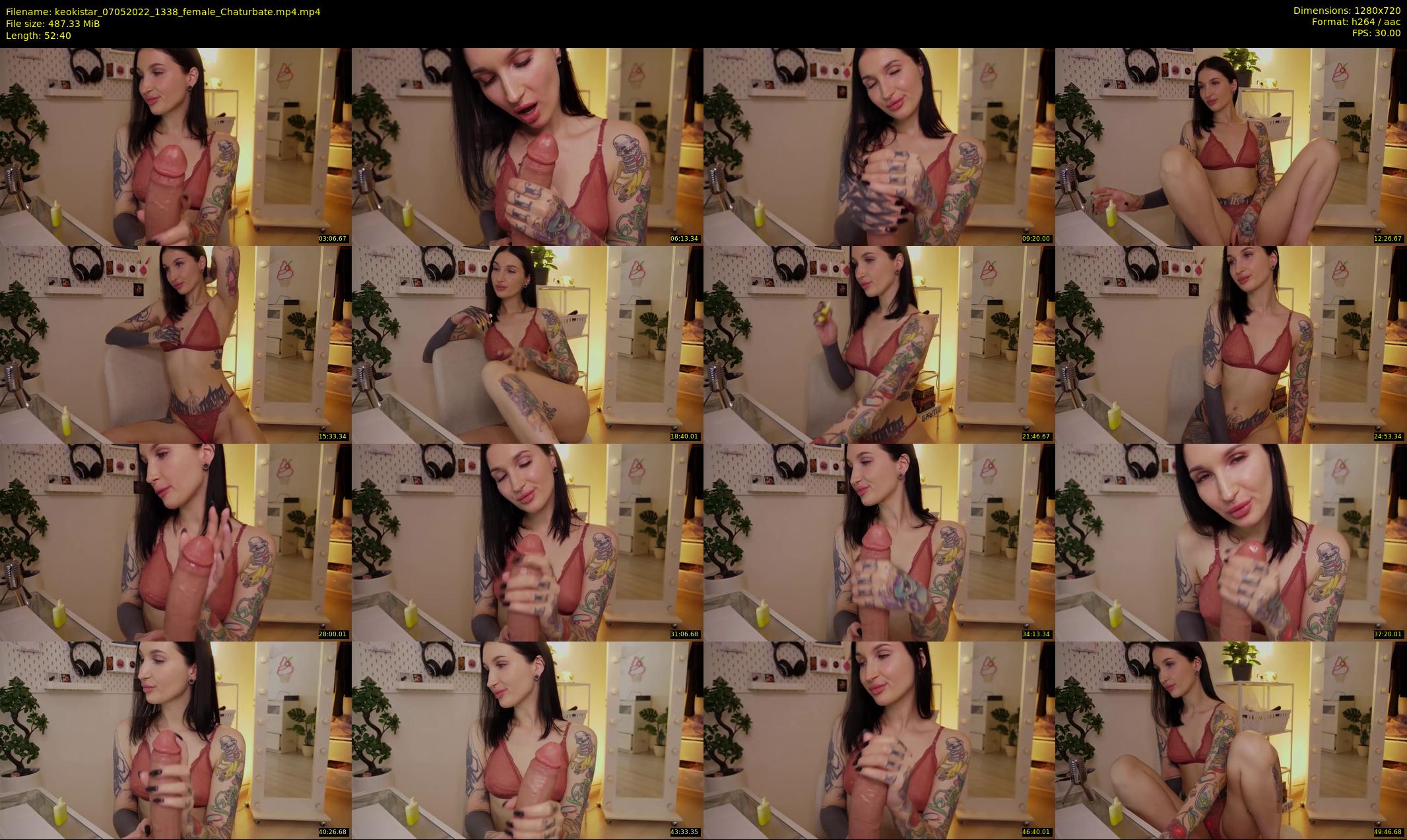 keokistar — 53 minute Chaturbate female cam show recording, 720p, May 7, 2022