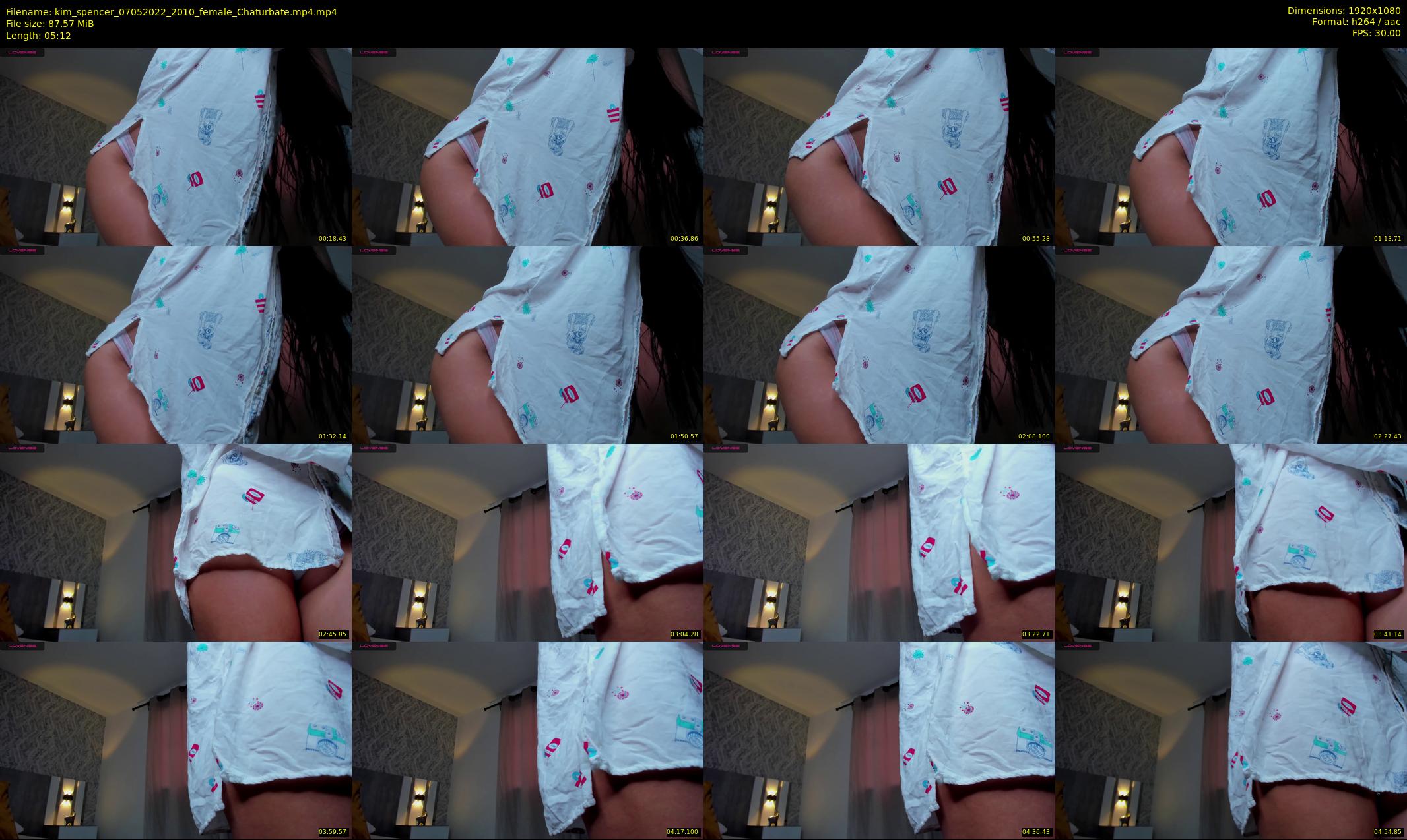 kim_spencer — 6 minute Chaturbate female cam show recording, 1080p, May 7, 2022