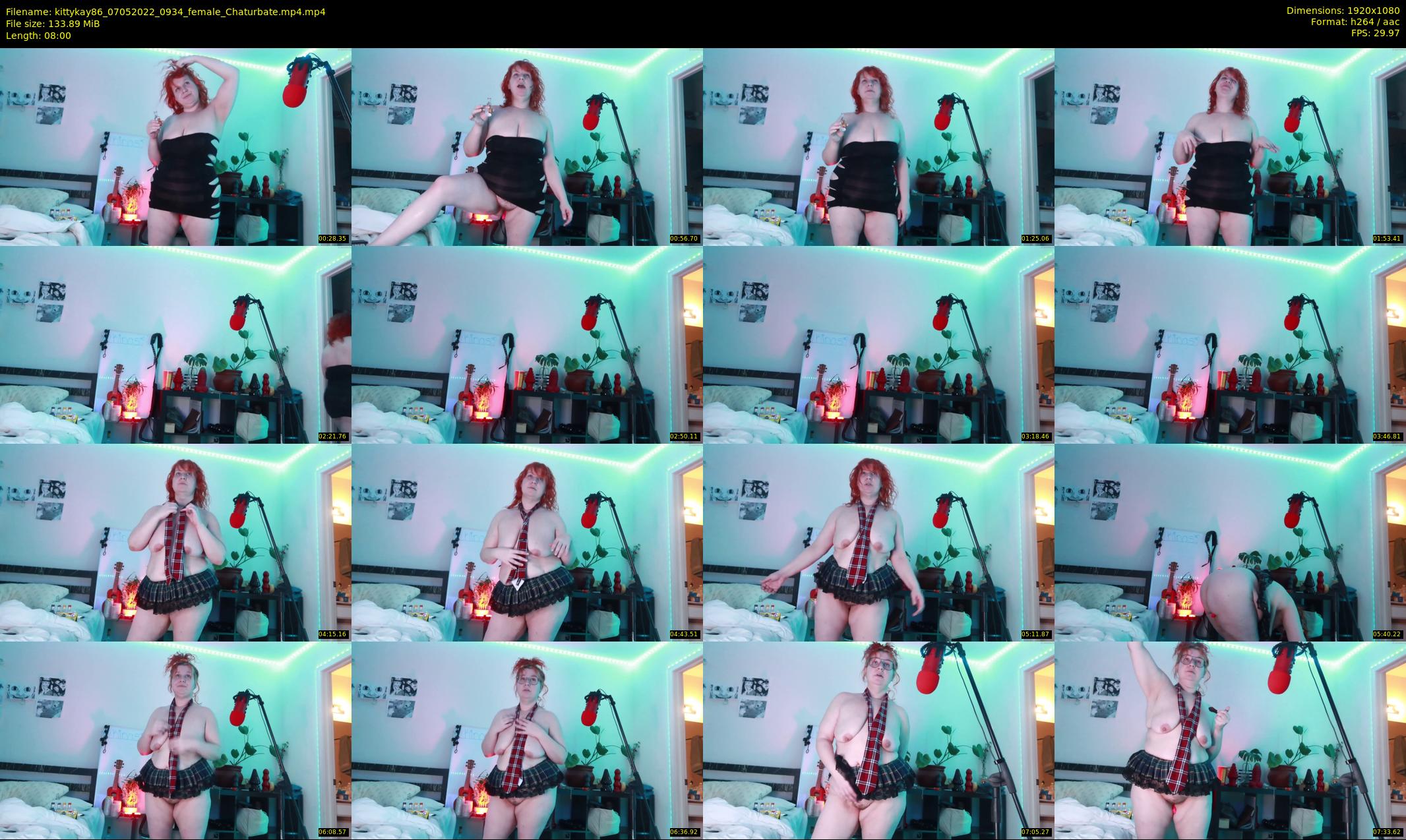 kittykay86 — 8 minute Chaturbate female cam show recording, 1080p, May 7, 2022