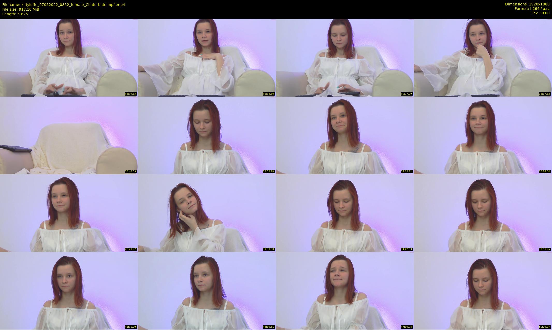 kittyloffe — 54 minute Chaturbate female cam show recording, 1080p, May 7, 2022