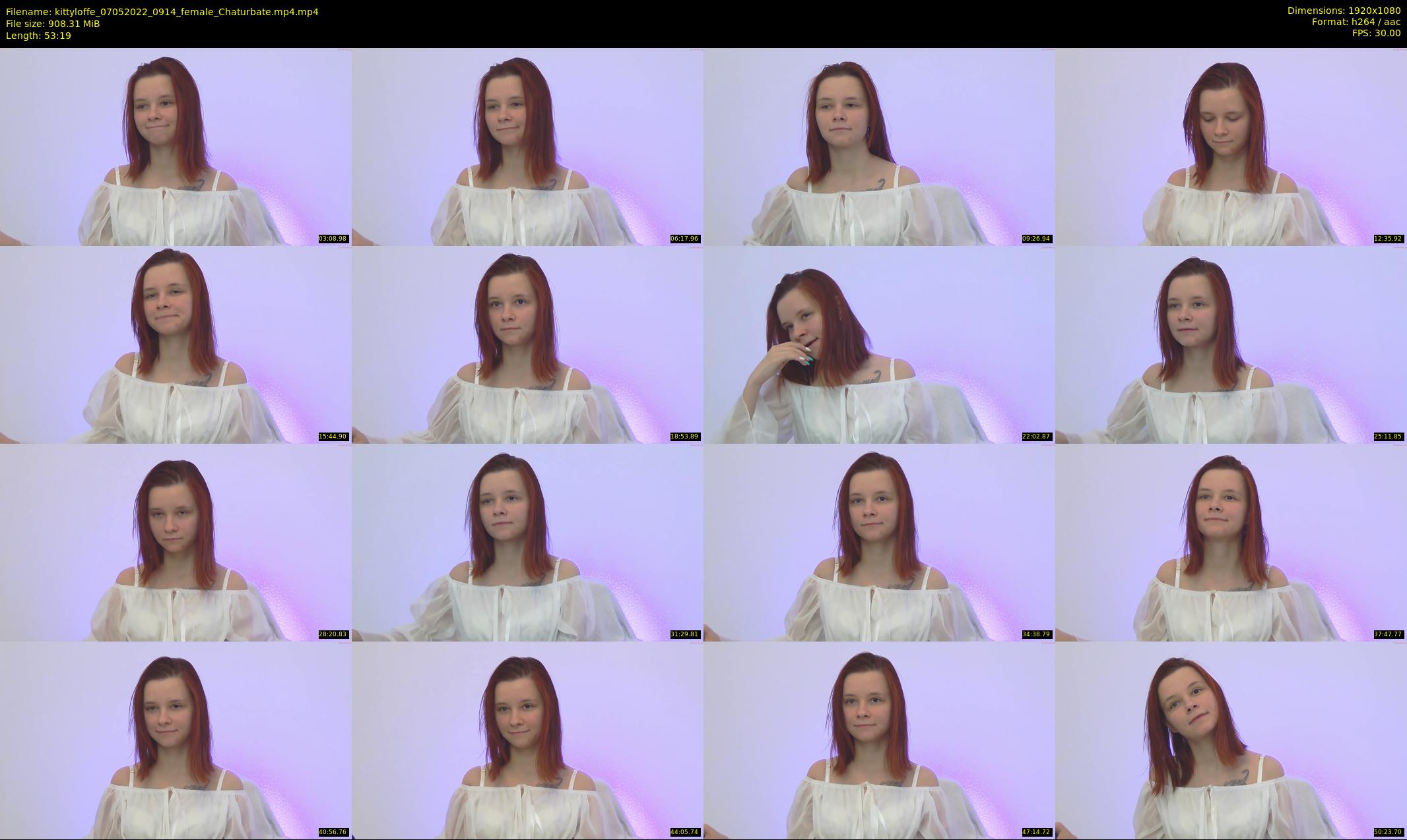 kittyloffe — 54 minute Chaturbate female cam show recording, 1080p, May 7, 2022