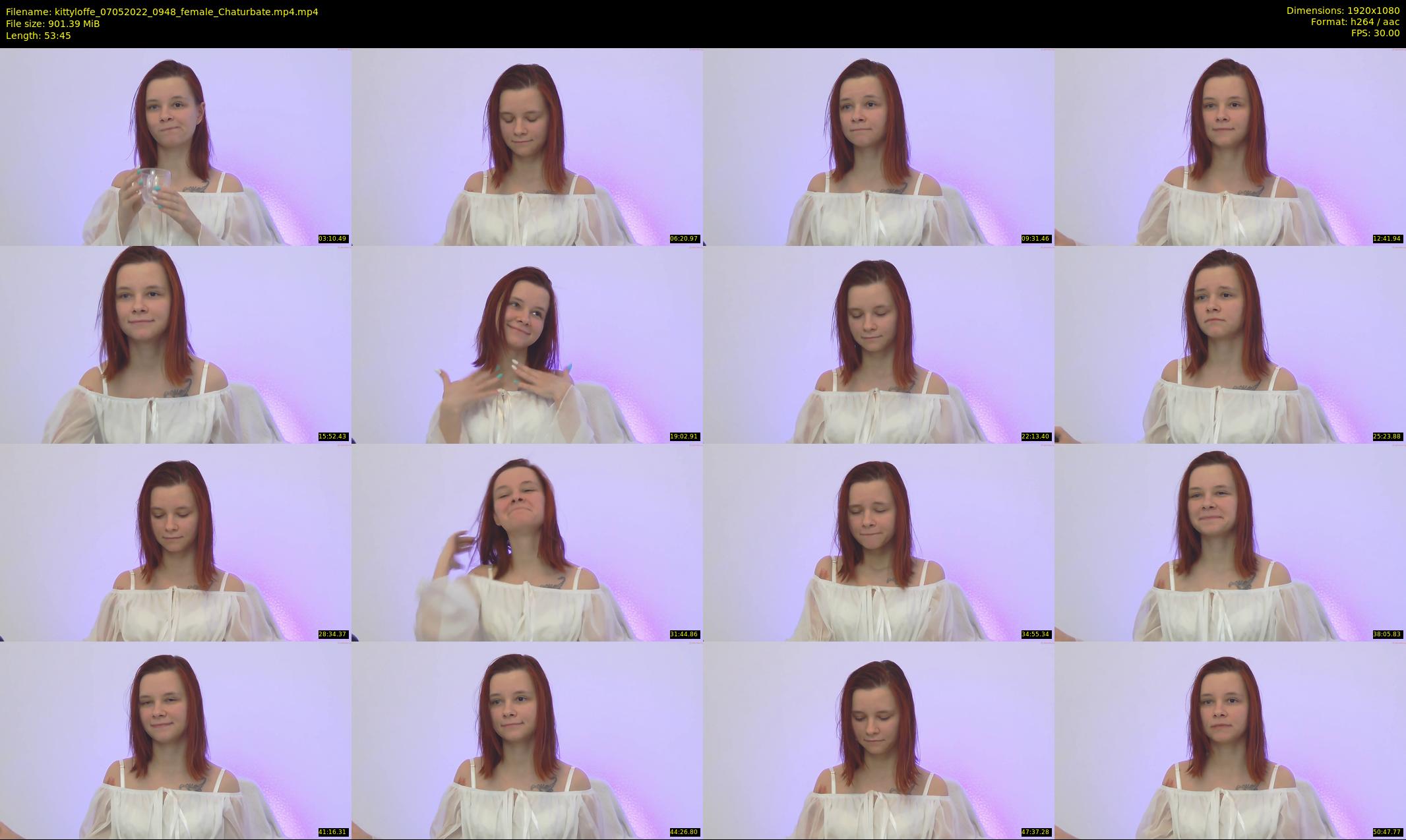 kittyloffe — 54 minute Chaturbate female cam show recording, 1080p, May 7, 2022