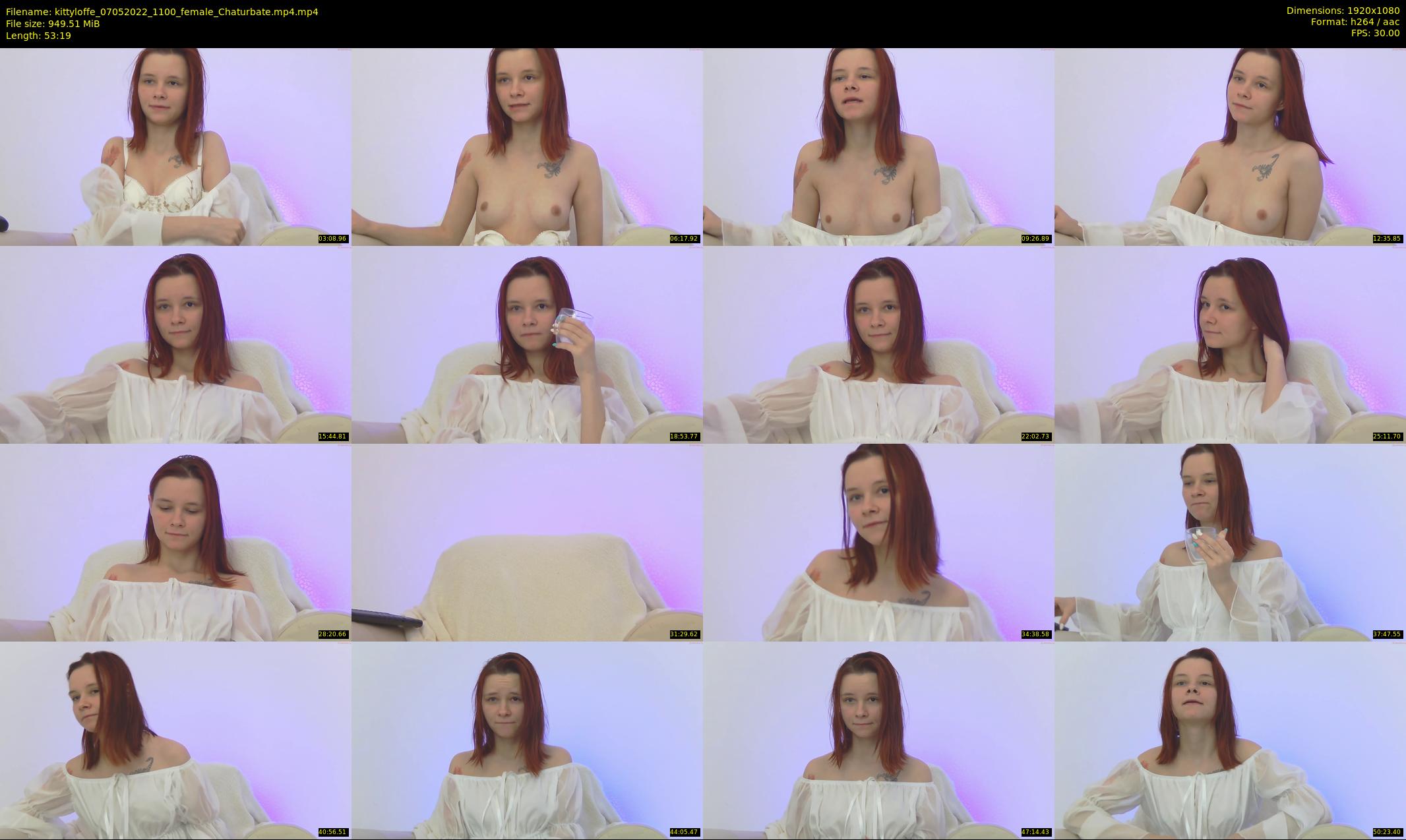 kittyloffe — 54 minute Chaturbate female cam show recording, 1080p, May 7, 2022
