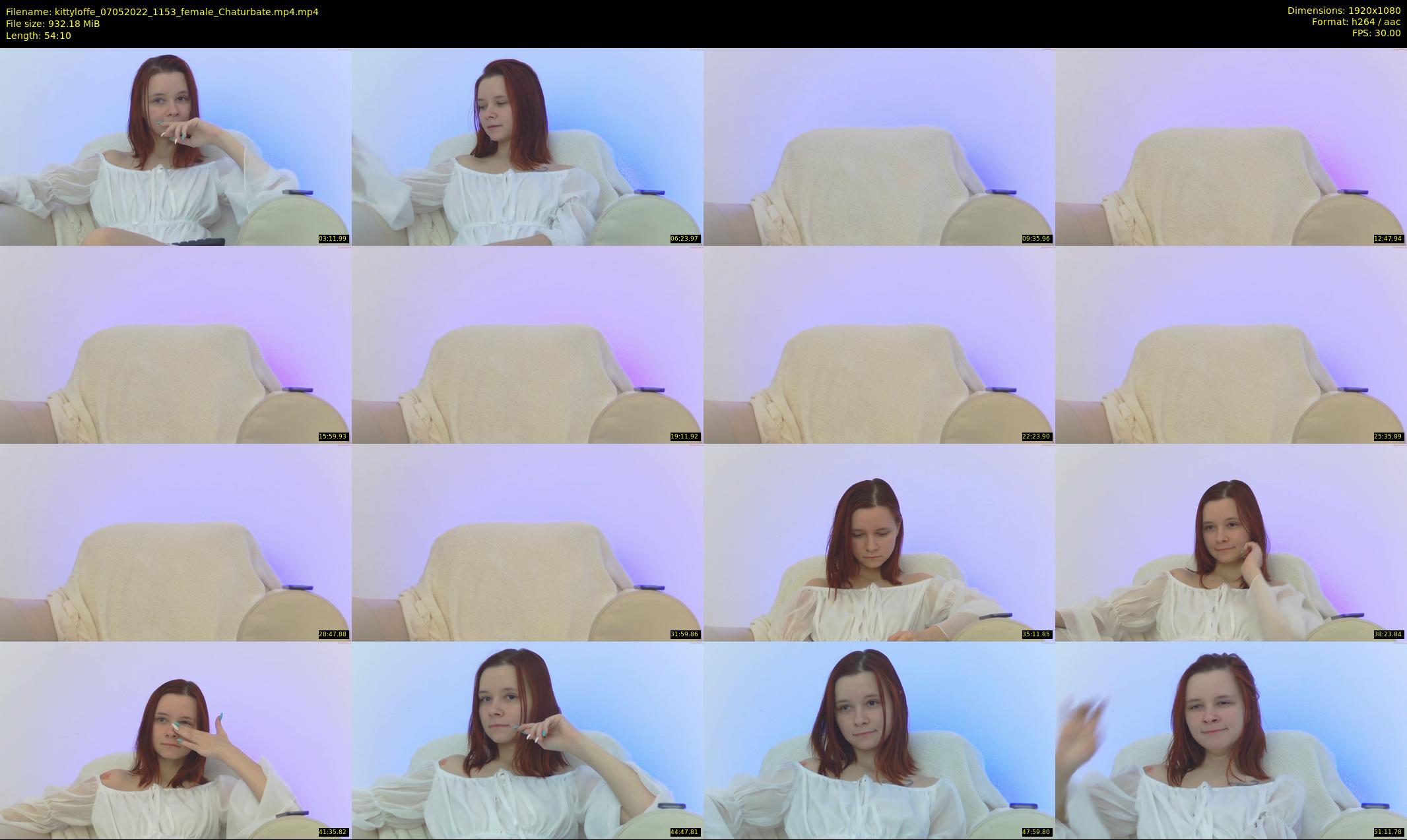 kittyloffe — 55 minute Chaturbate female cam show recording, 1080p, May 7, 2022