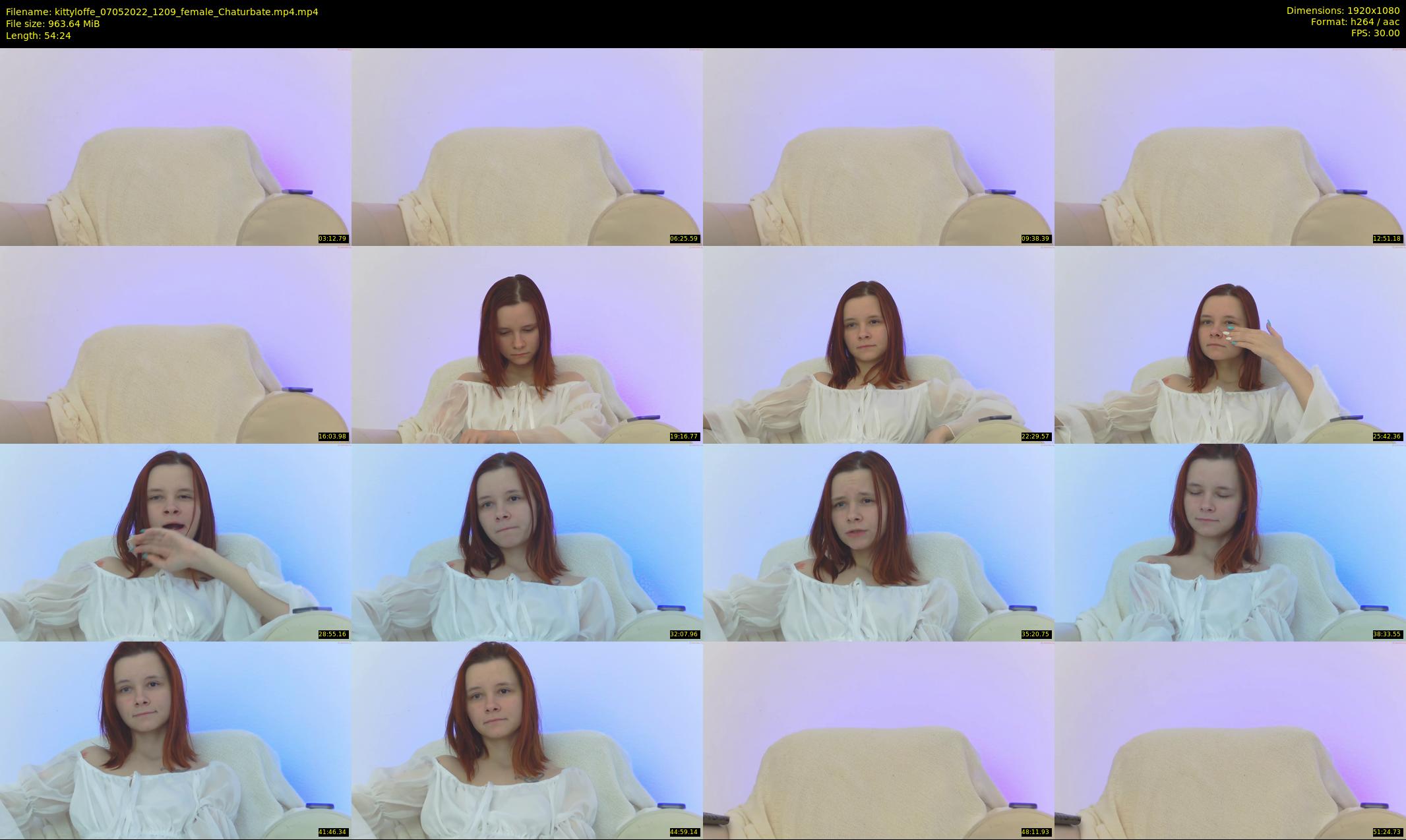 kittyloffe — 55 minute Chaturbate female cam show recording, 1080p, May 7, 2022