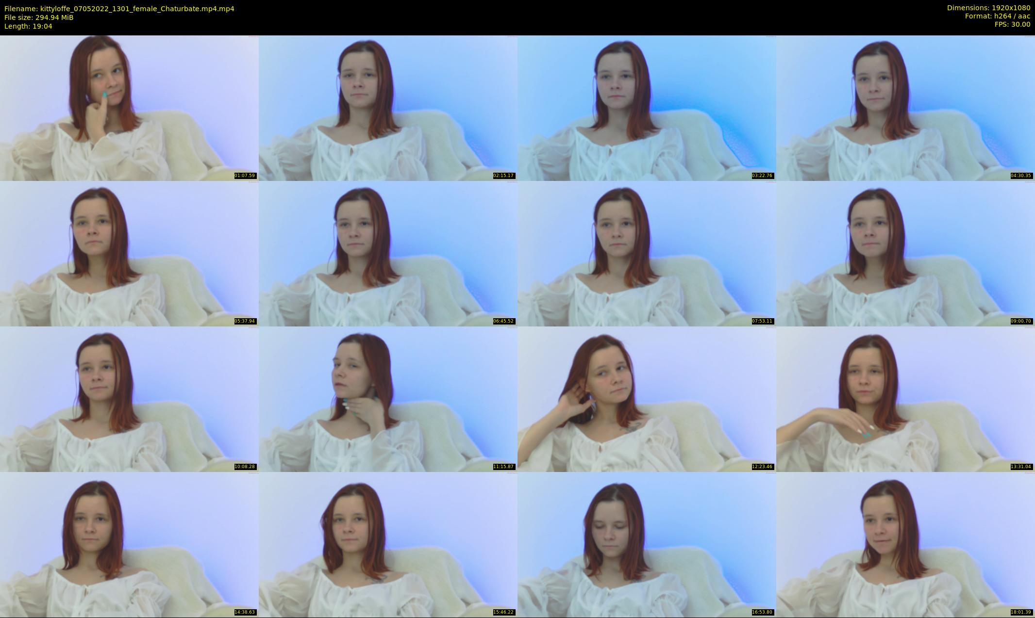 kittyloffe — 20 minute Chaturbate female cam show recording, 1080p, May 7, 2022