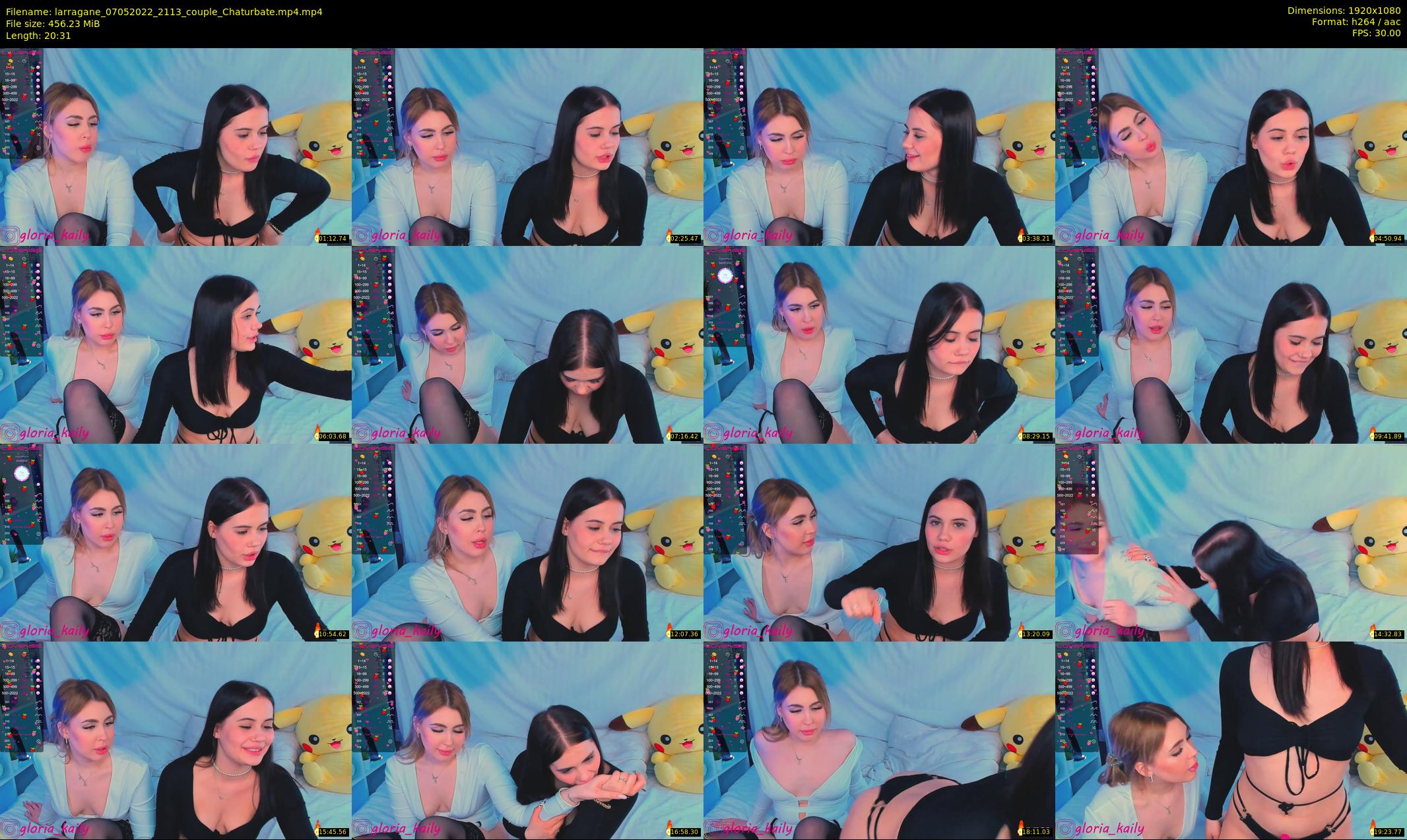 larragane — 21 minute Chaturbate couple cam show recording, 1080p, May 7, 2022