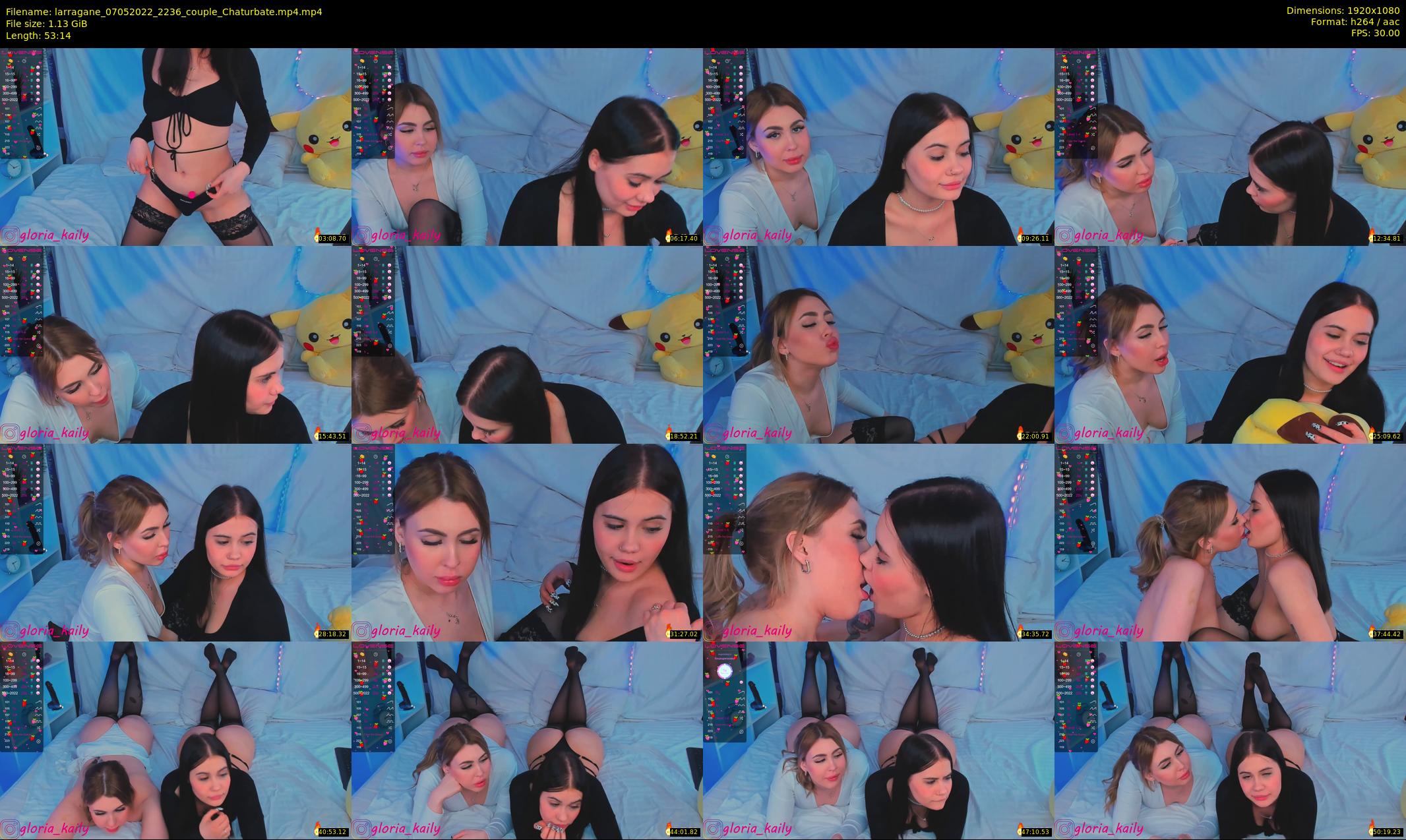 larragane — 54 minute Chaturbate couple cam show recording, 1080p, May 7, 2022