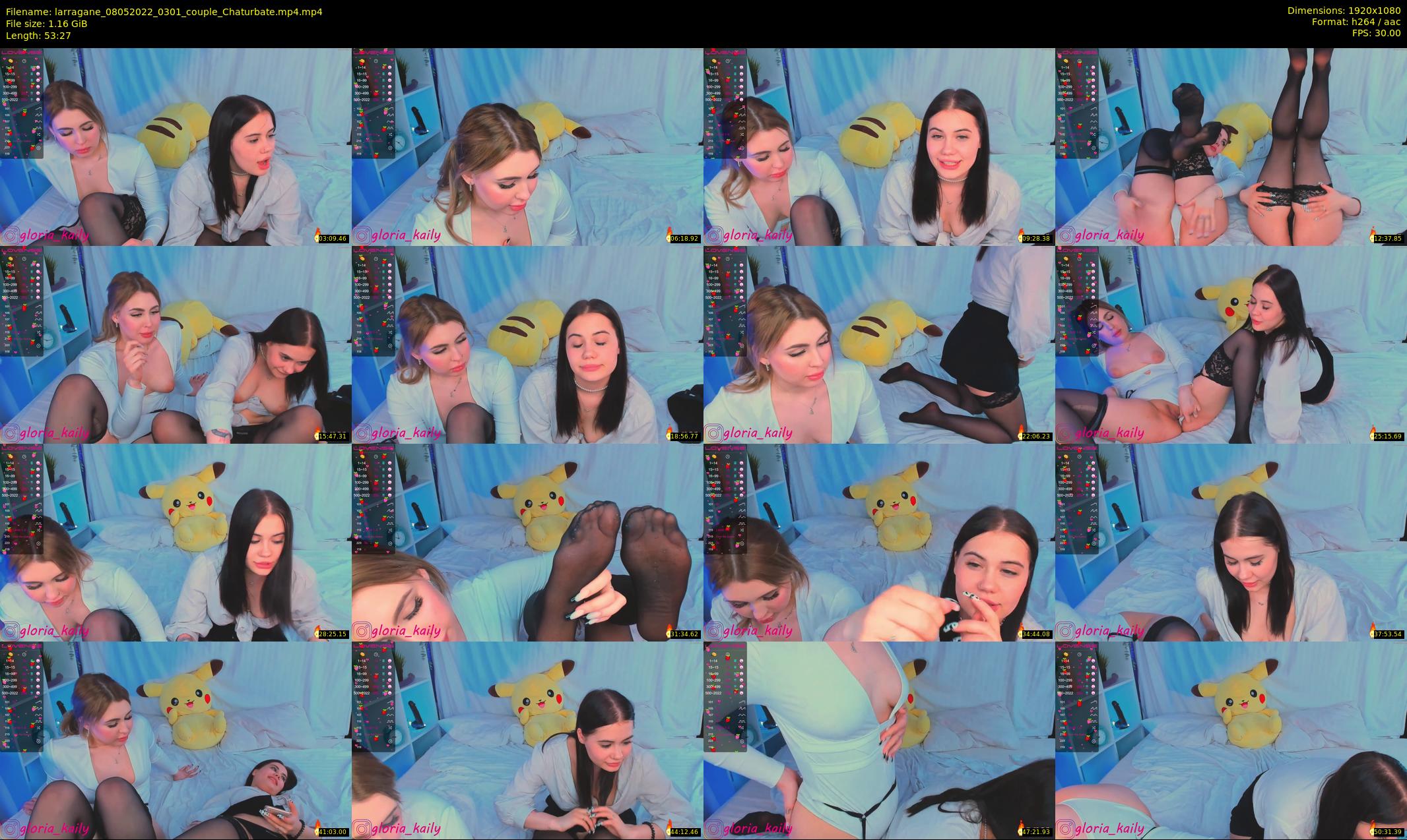 larragane — 54 minute Chaturbate couple cam show recording, 1080p, May 8, 2022