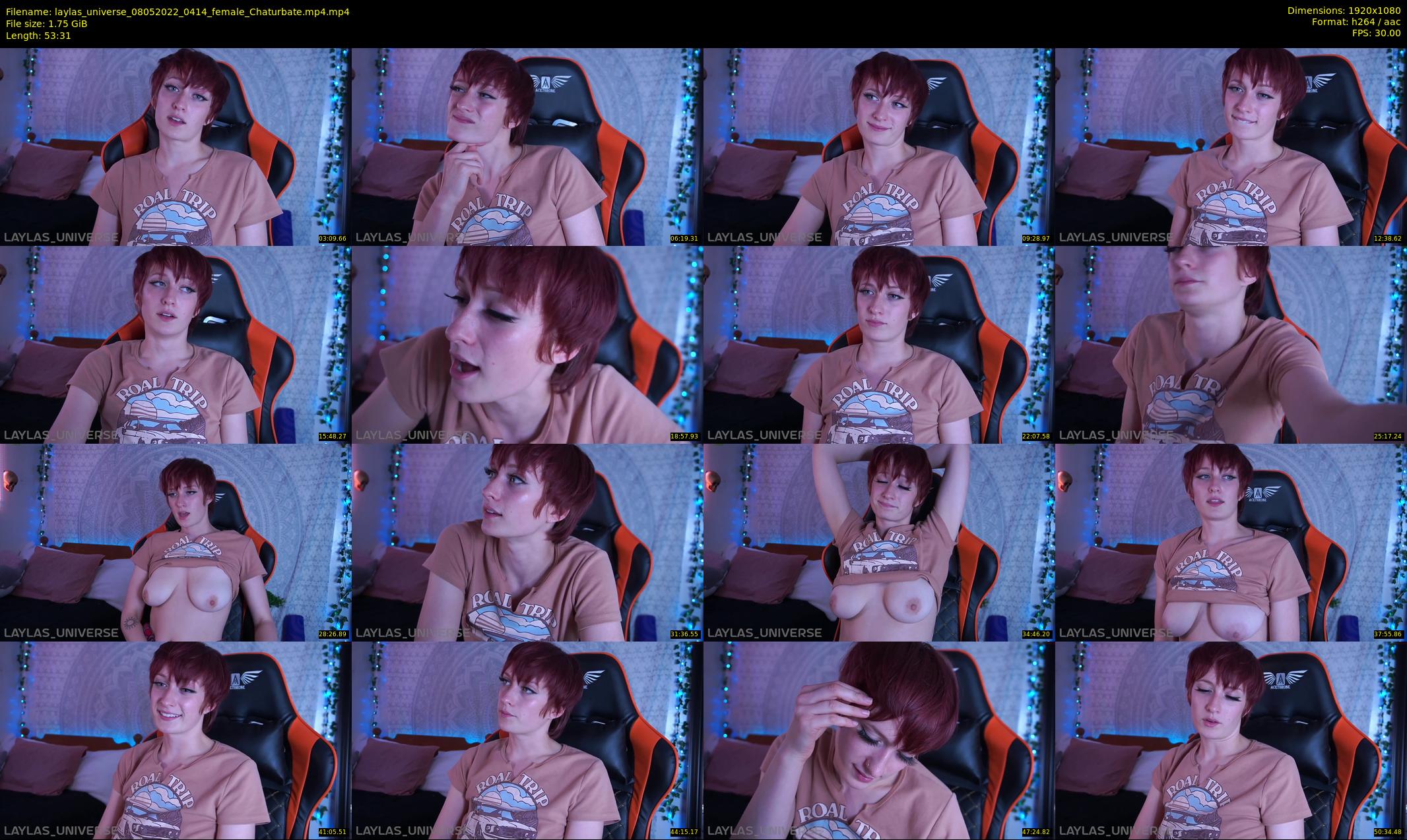 laylas_universe — 54 minute Chaturbate female cam show recording, 1080p, May 8, 2022