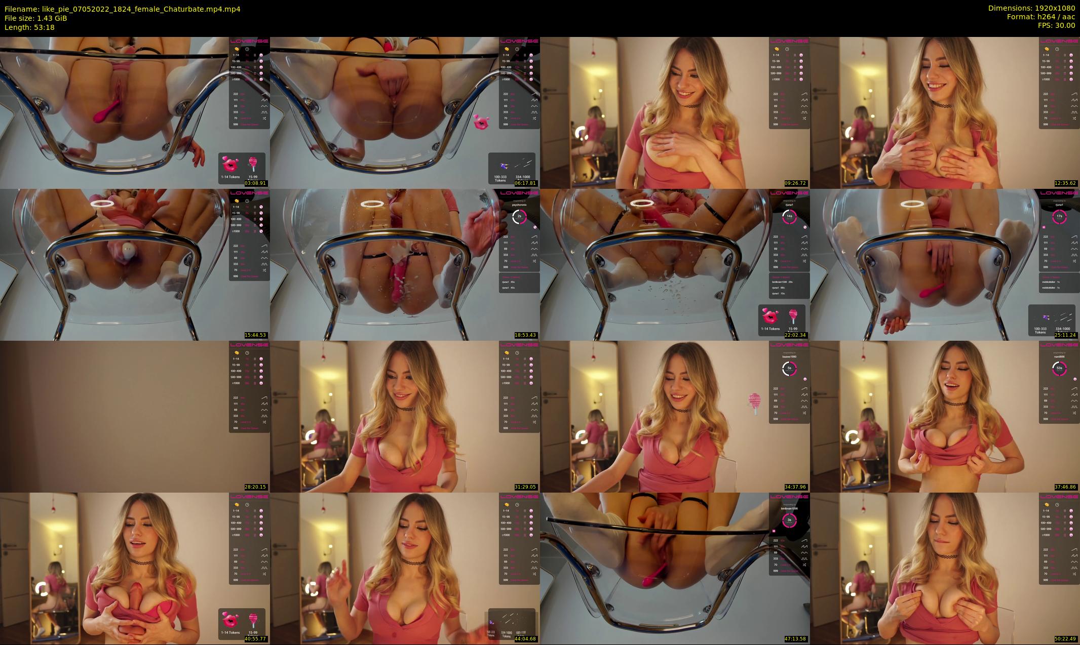 like_pie — 54 minute Chaturbate couple cam show recording, 1080p, May 7, 2022