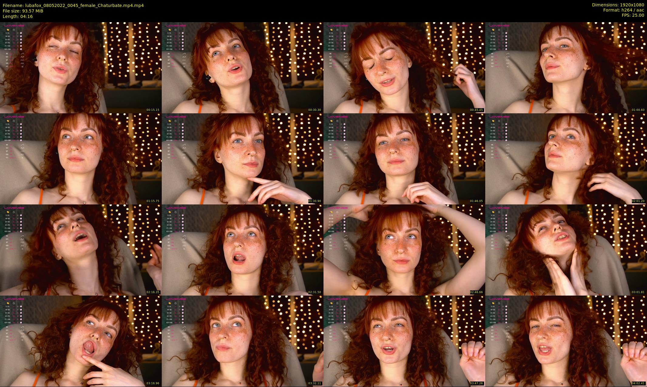 lubafox — 5 minute Chaturbate female cam show recording, 1080p, May 8, 2022