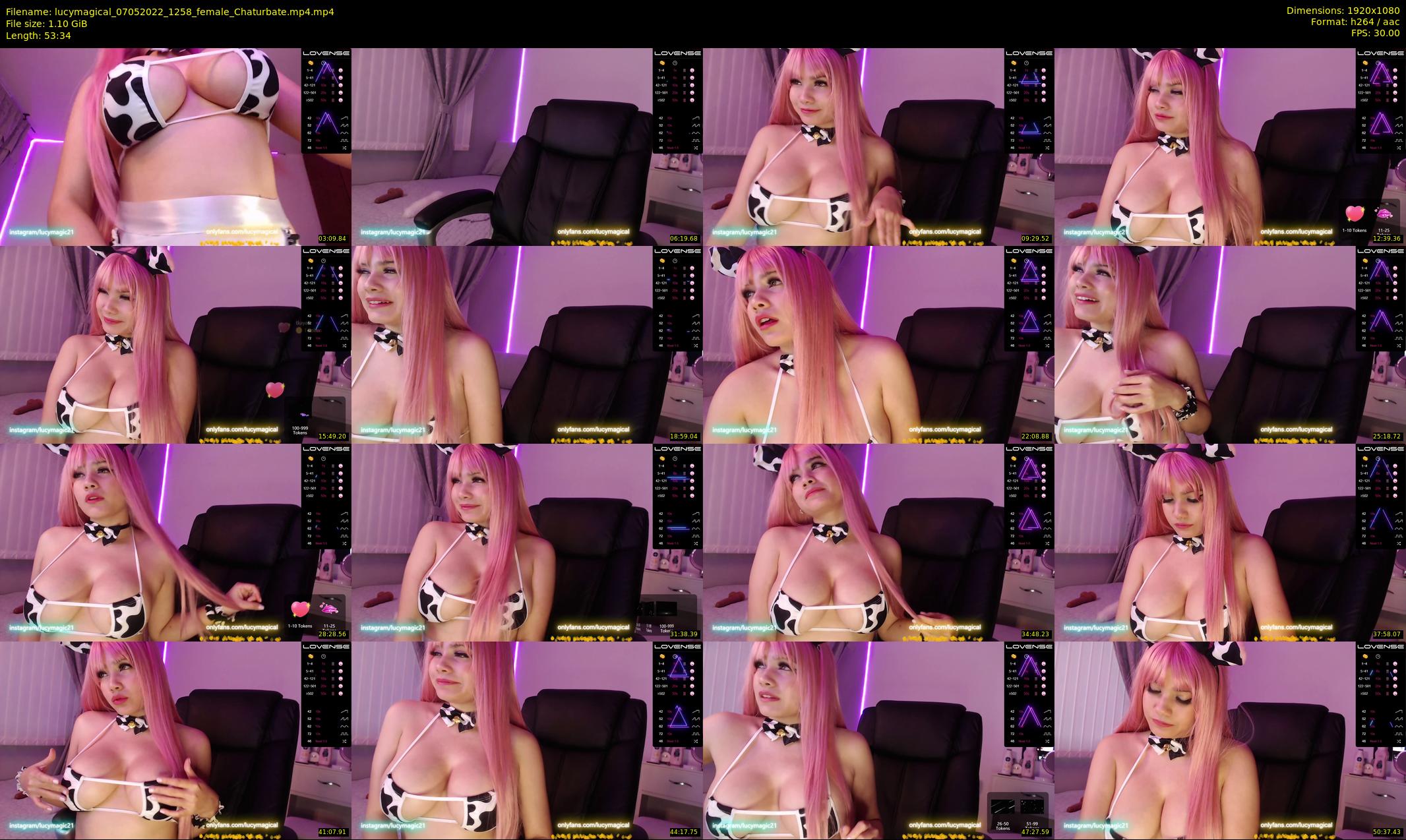 lucymagical — 54 minute Chaturbate female cam show recording, 1080p, May 7, 2022