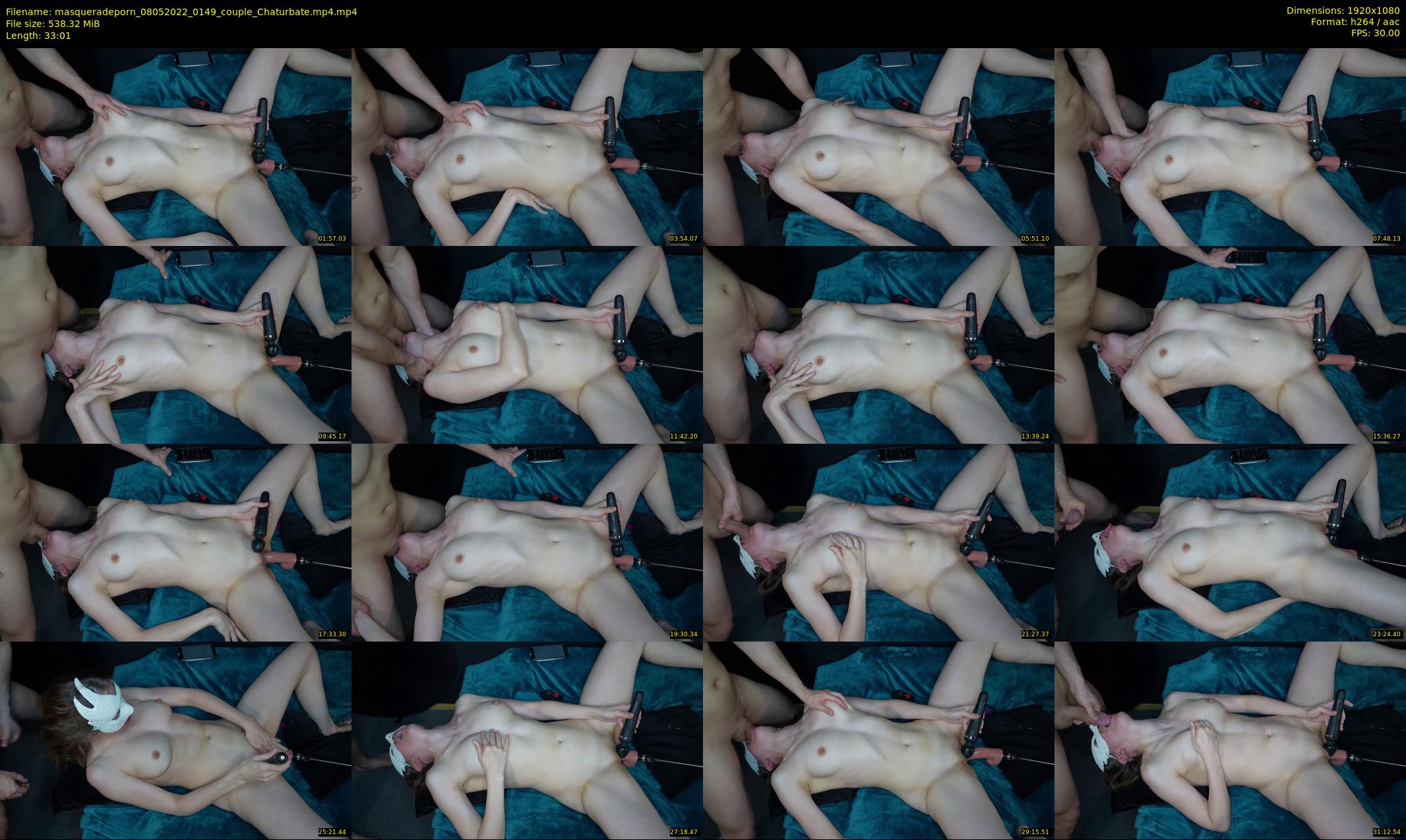 masqueradeporn — 34 minute Chaturbate couple cam show recording, 1080p, May 8, 2022