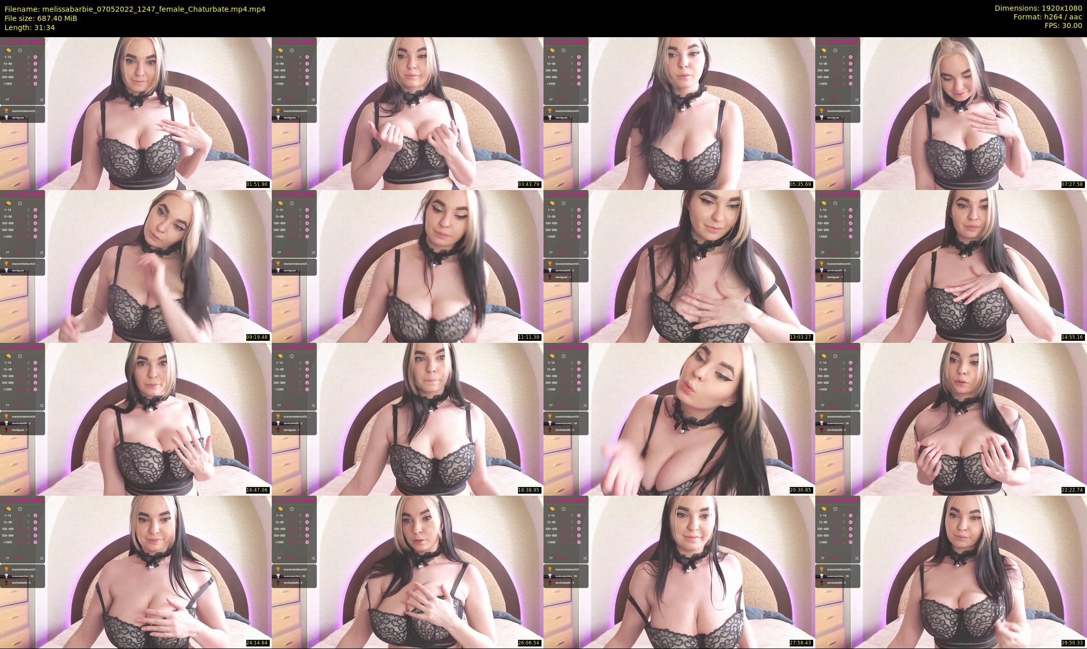 melissabarbie — 32 minute Chaturbate couple cam show recording, 1080p, May 7, 2022