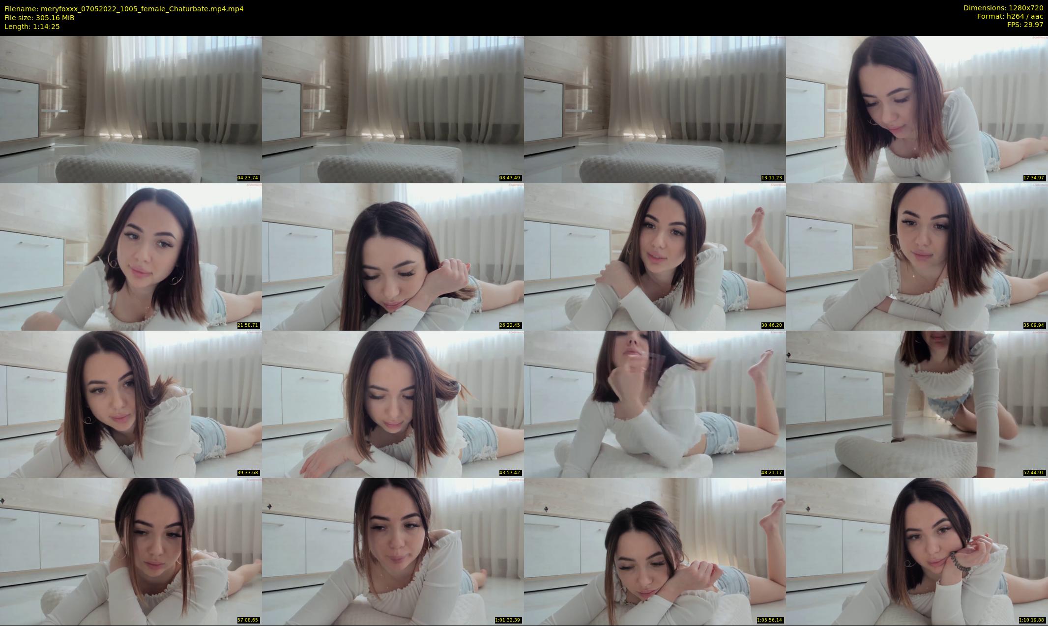 meryfoxxx — 75 minute Chaturbate female cam show recording, 720p, May 7, 2022