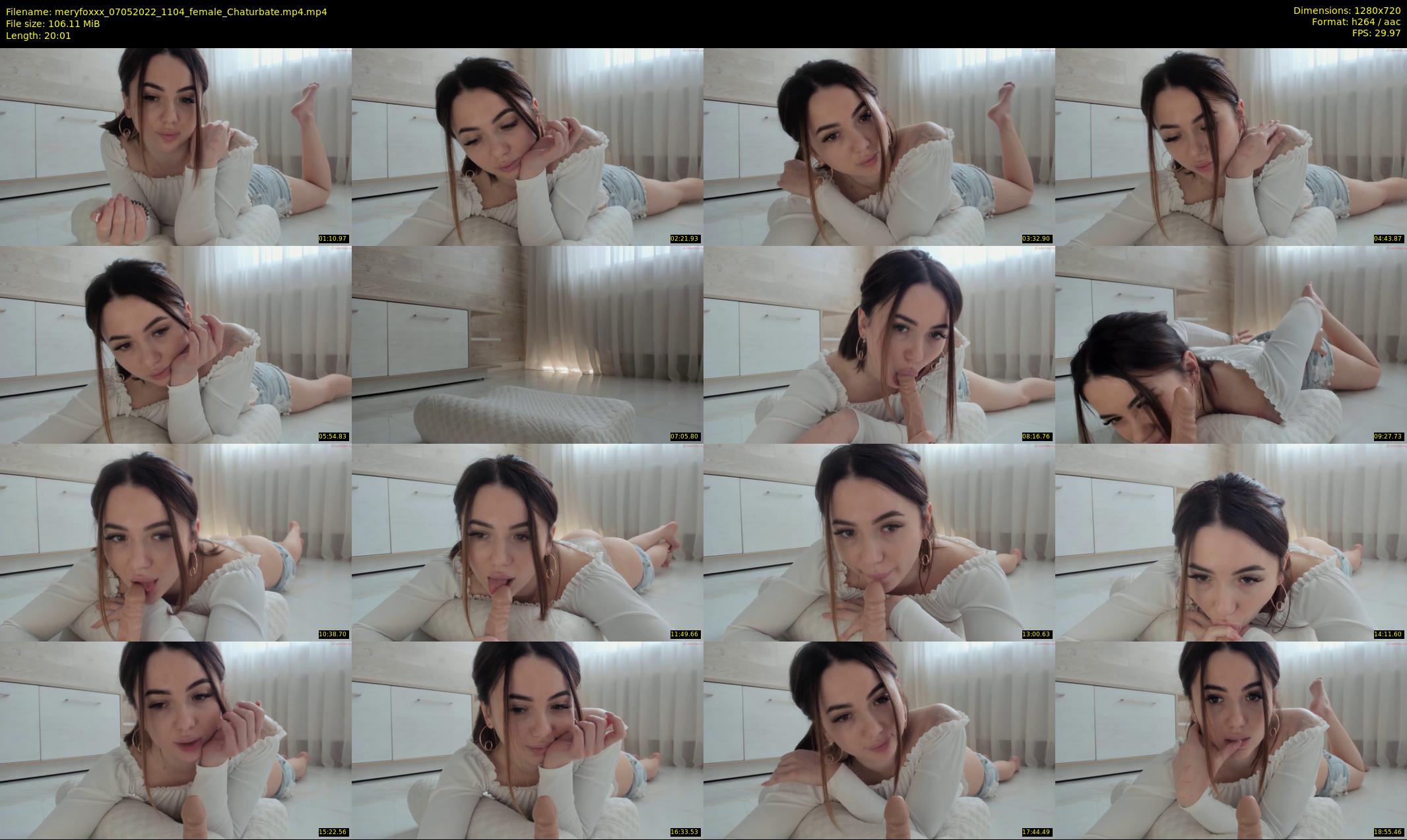 meryfoxxx — 21 minute Chaturbate female cam show recording, 720p, May 7, 2022