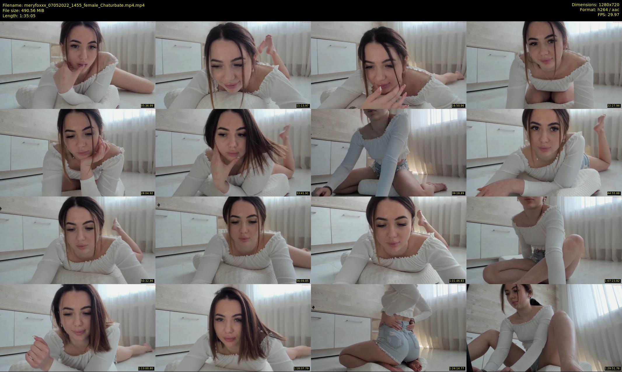 meryfoxxx — 96 minute Chaturbate female cam show recording, 720p, May 7, 2022