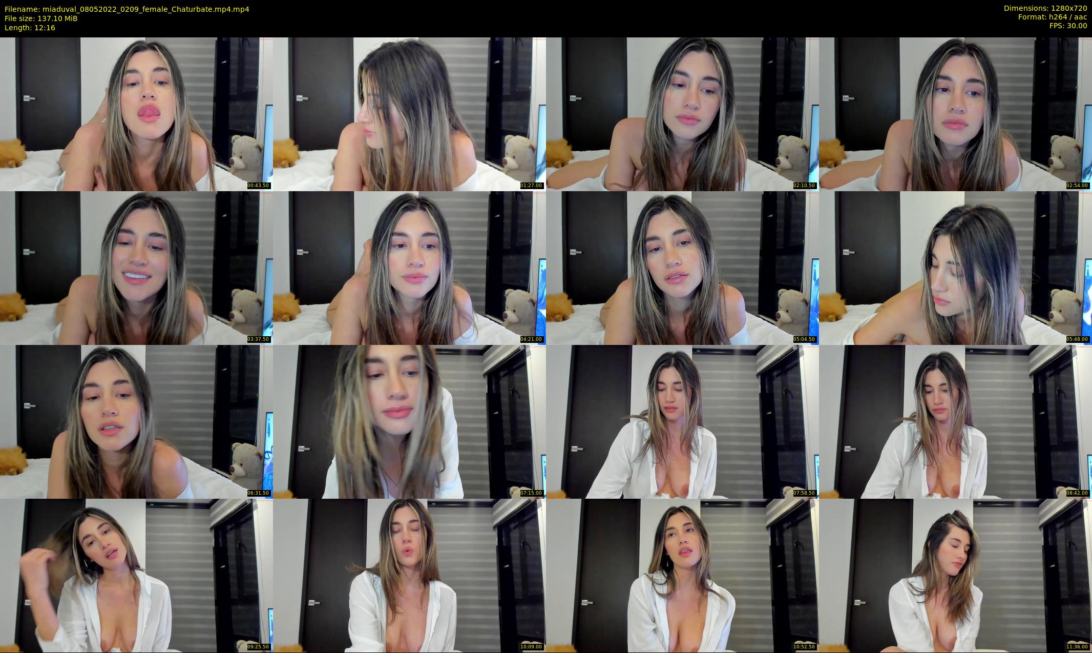 miaduval — 13 minute Chaturbate female cam show recording, 720p, May 8, 2022