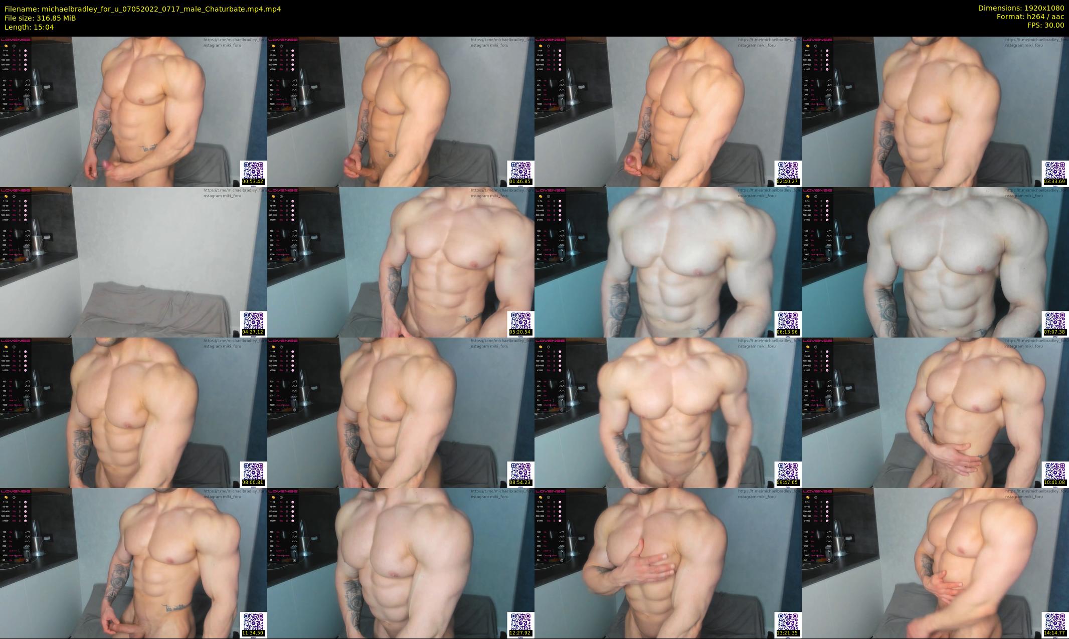 michaelbradley_for_u — 16 minute Chaturbate male cam show recording, 1080p, May 7, 2022