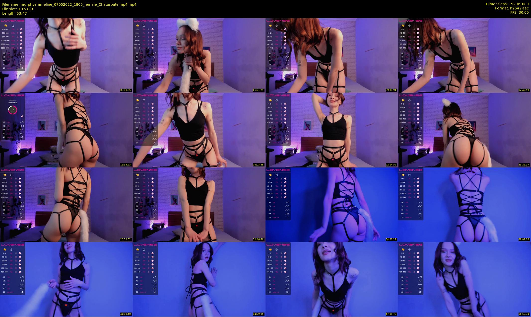 murphyemmeline — 54 minute Chaturbate female cam show recording, 1080p, May 7, 2022
